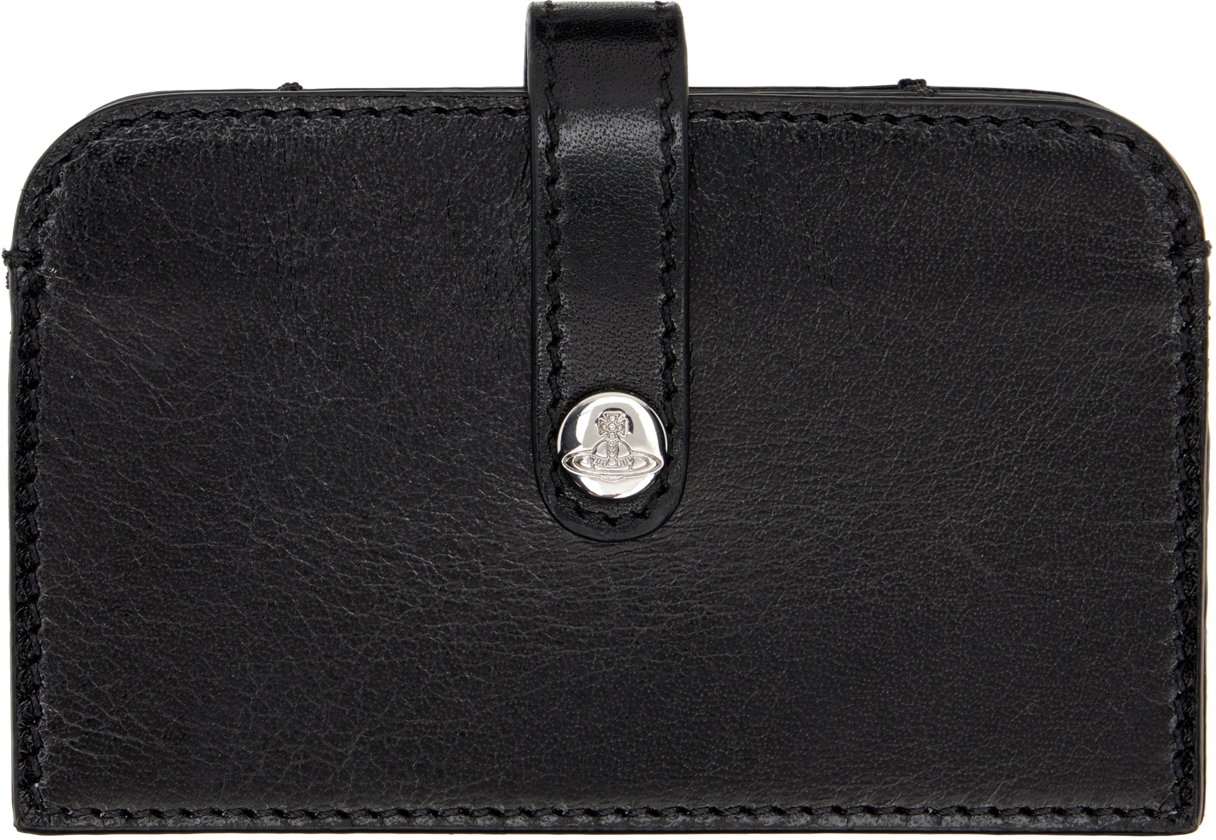 Vivienne Westwood: Black Accordion Card Holder | SSENSE