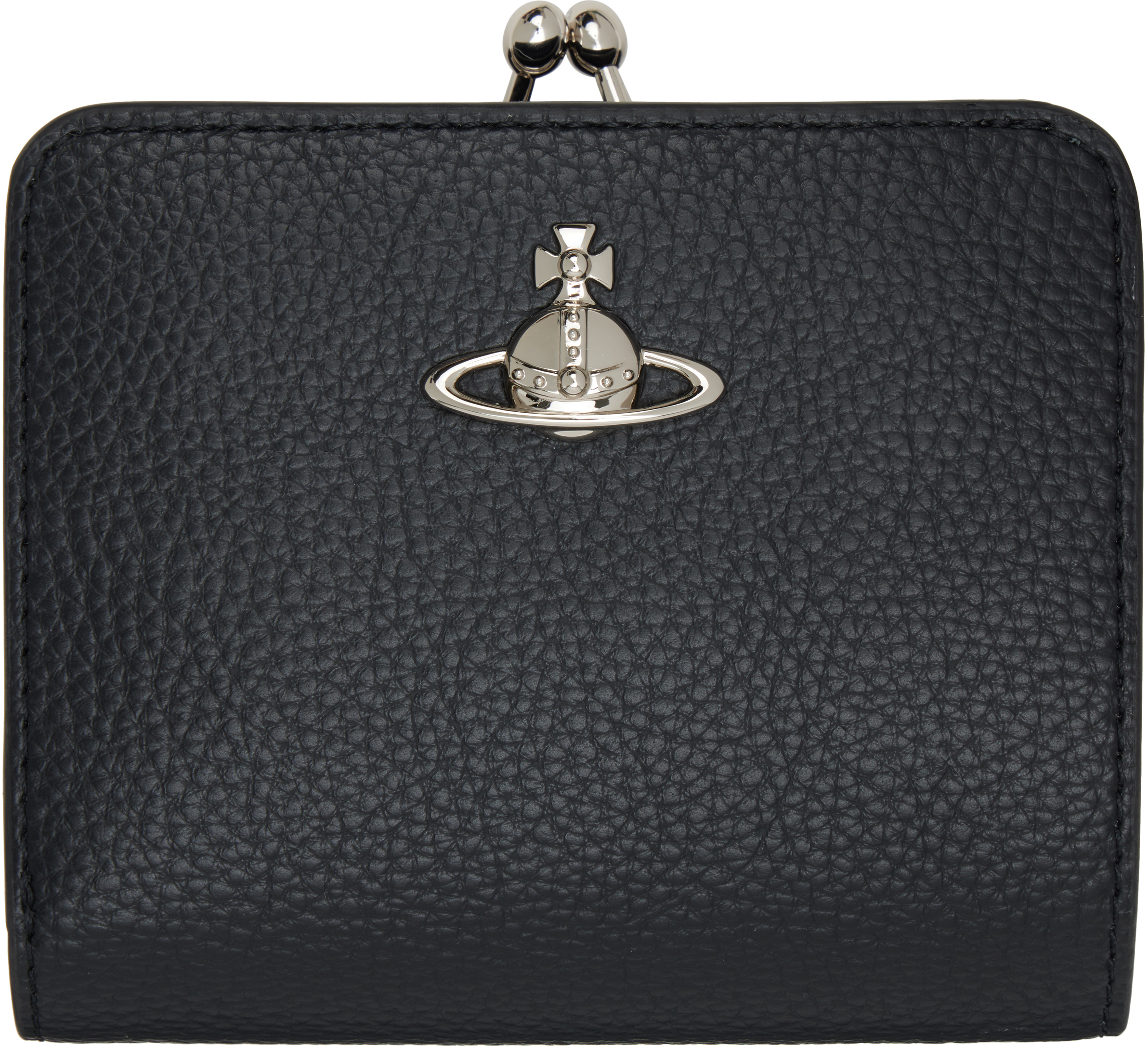 Vivienne Westwood: Black Front Pocket Wallet | SSENSE