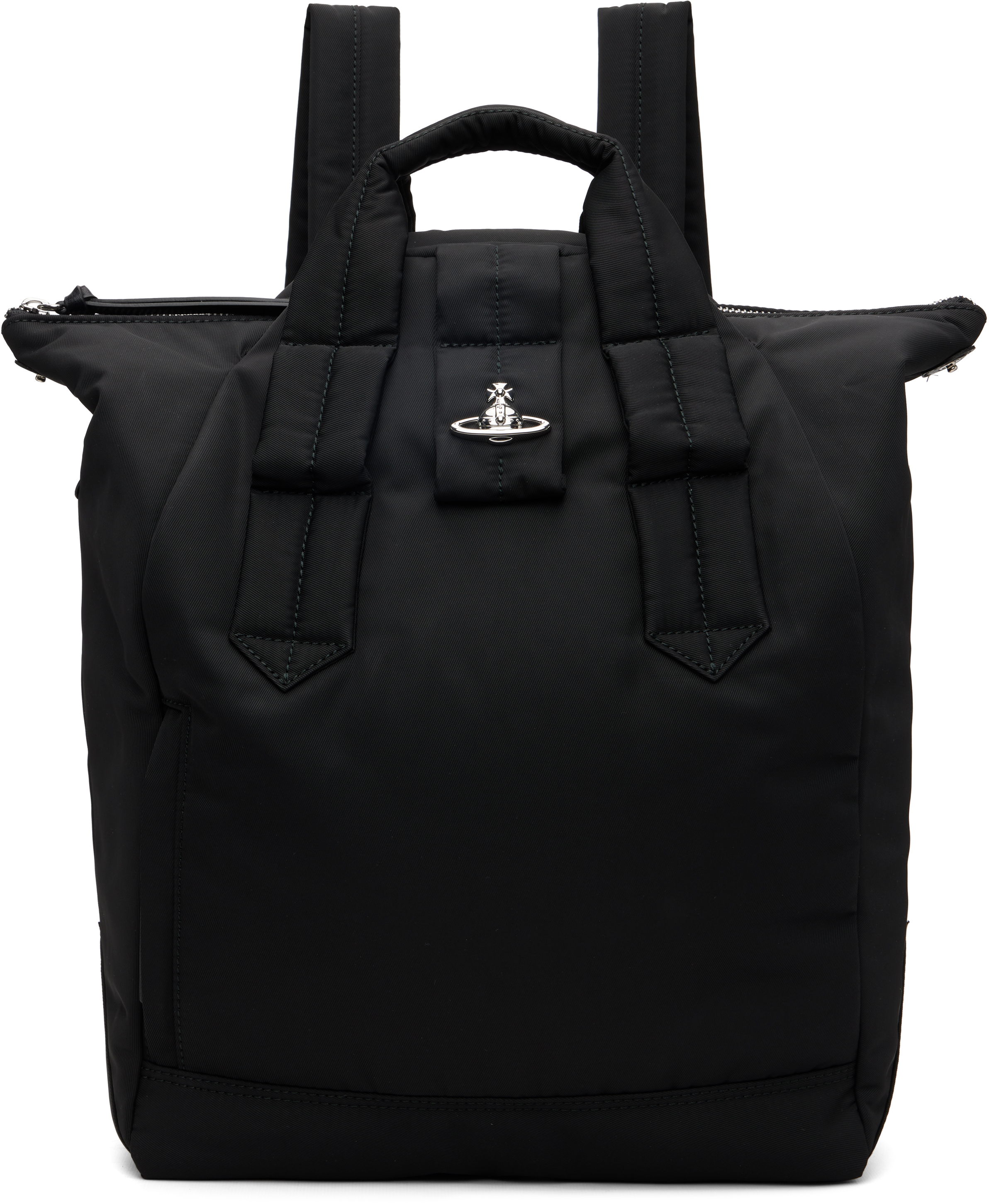Vivienne Westwood: Black Steven Backpack | SSENSE