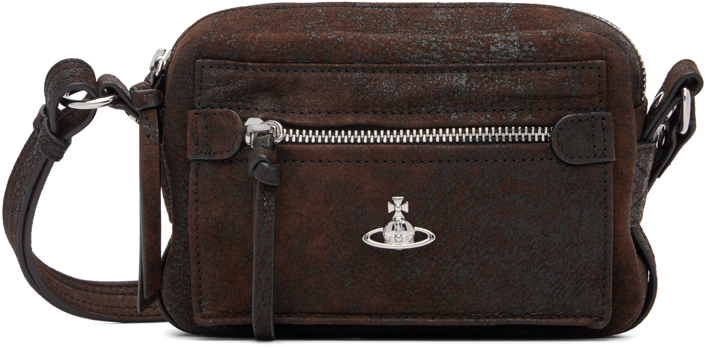 Vivienne Westwood Brown Hannah Crossbody Bag