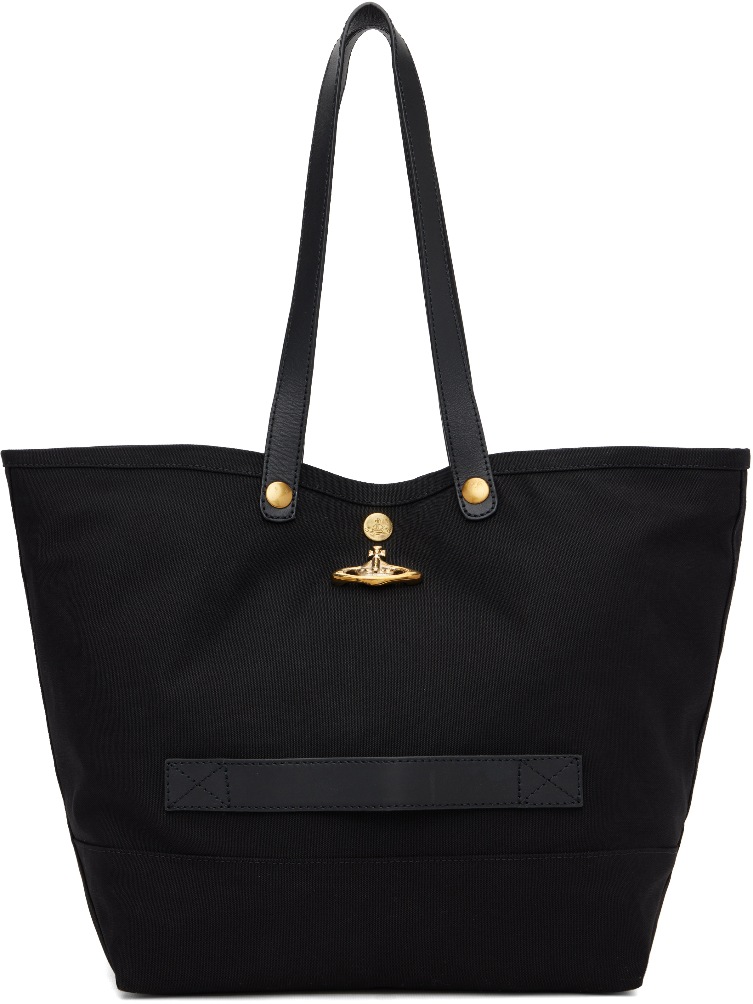 Vivienne Westwoodのブラック スモール Utility Shopper トートバッグ