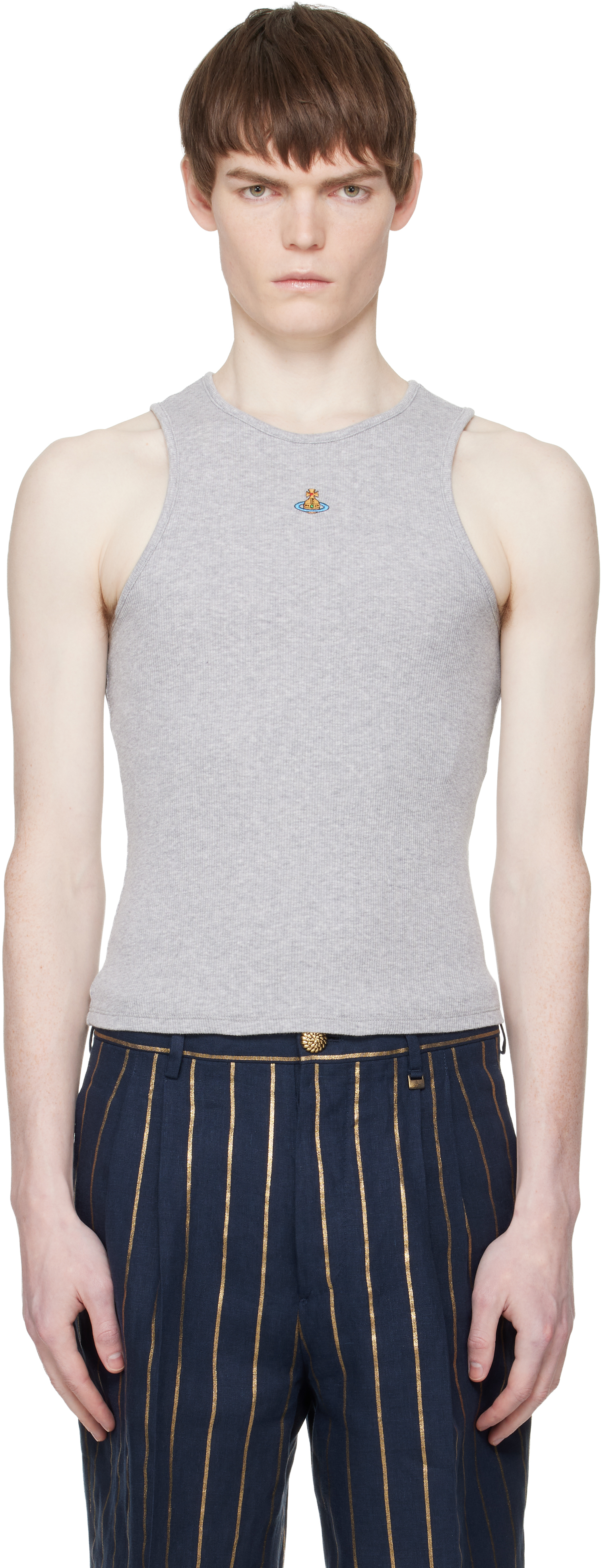 Vivienne Westwood: Gray 90s Tank Top | SSENSE