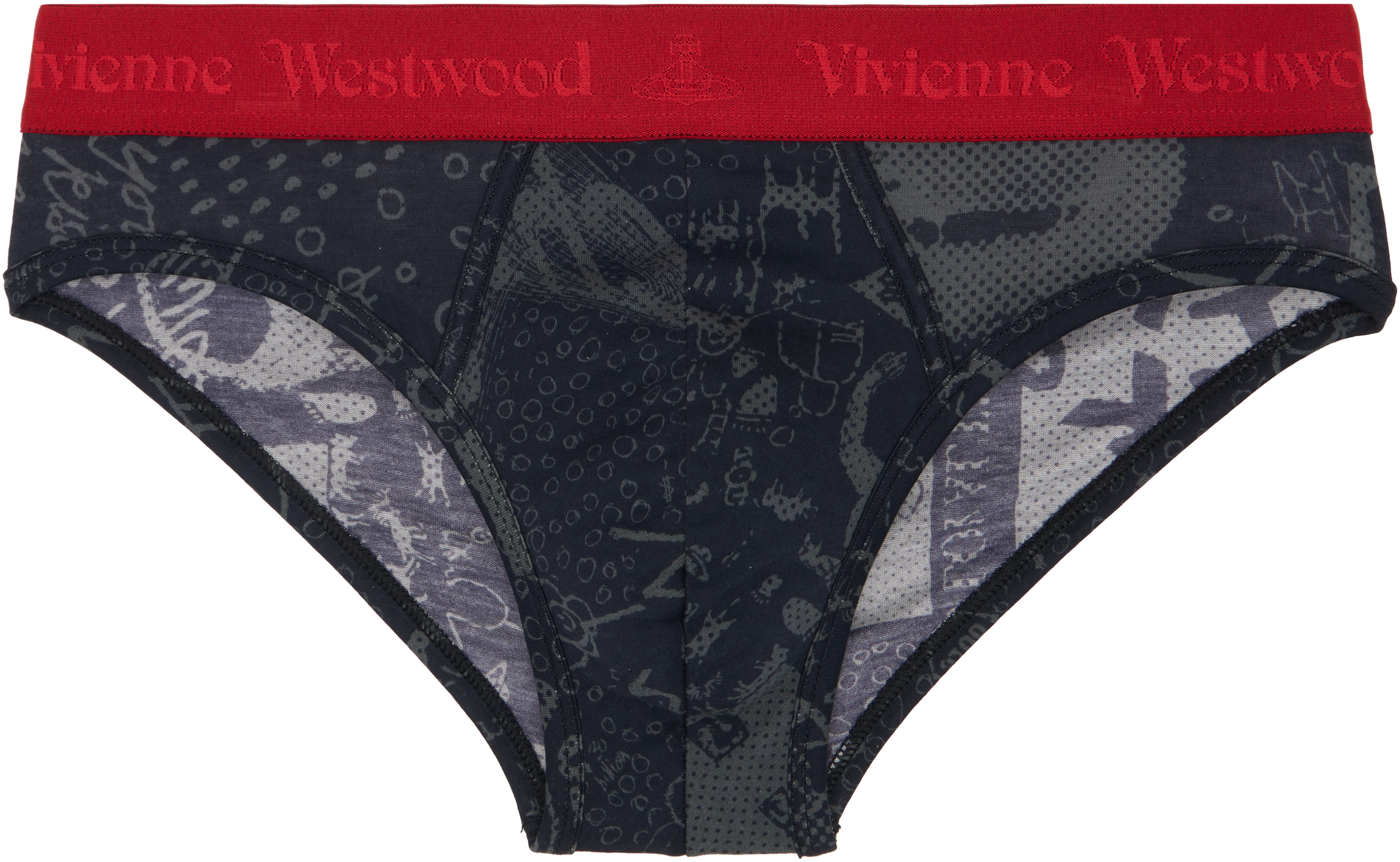 Vivienne Westwood: Black 'Let It Rock' Briefs | SSENSE