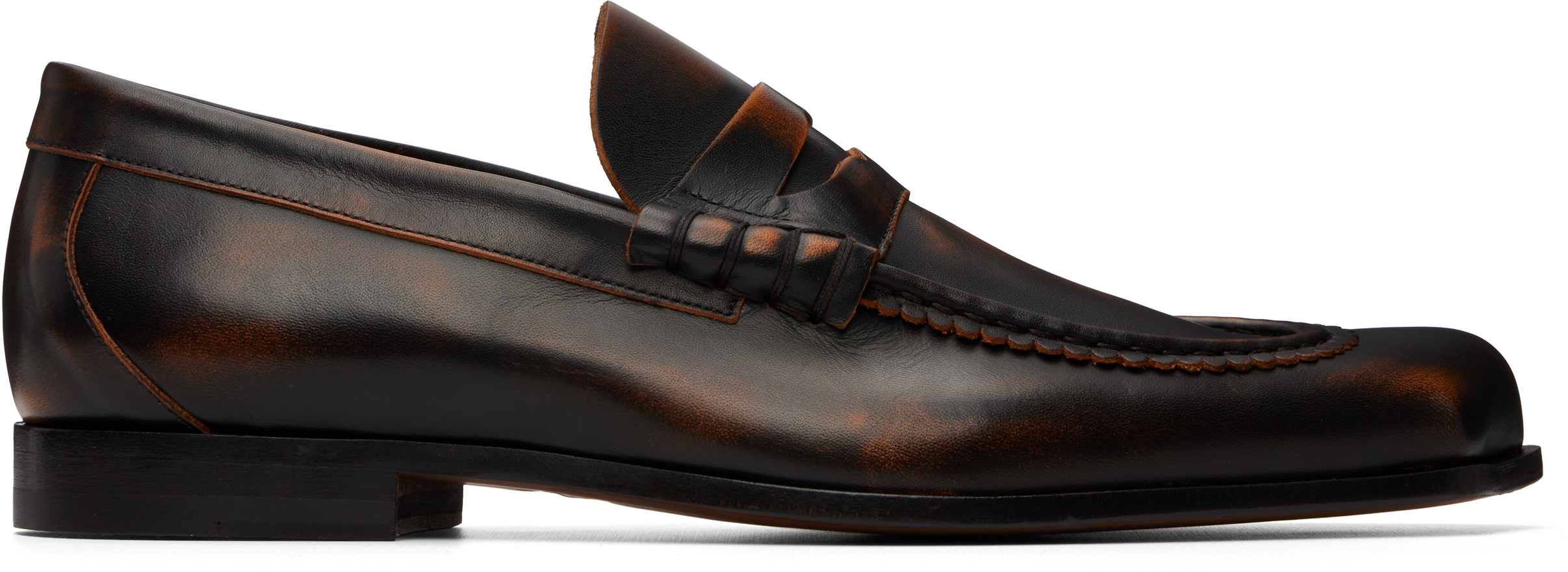 Vivienne Westwood Brown Tuesday Coin Loafers