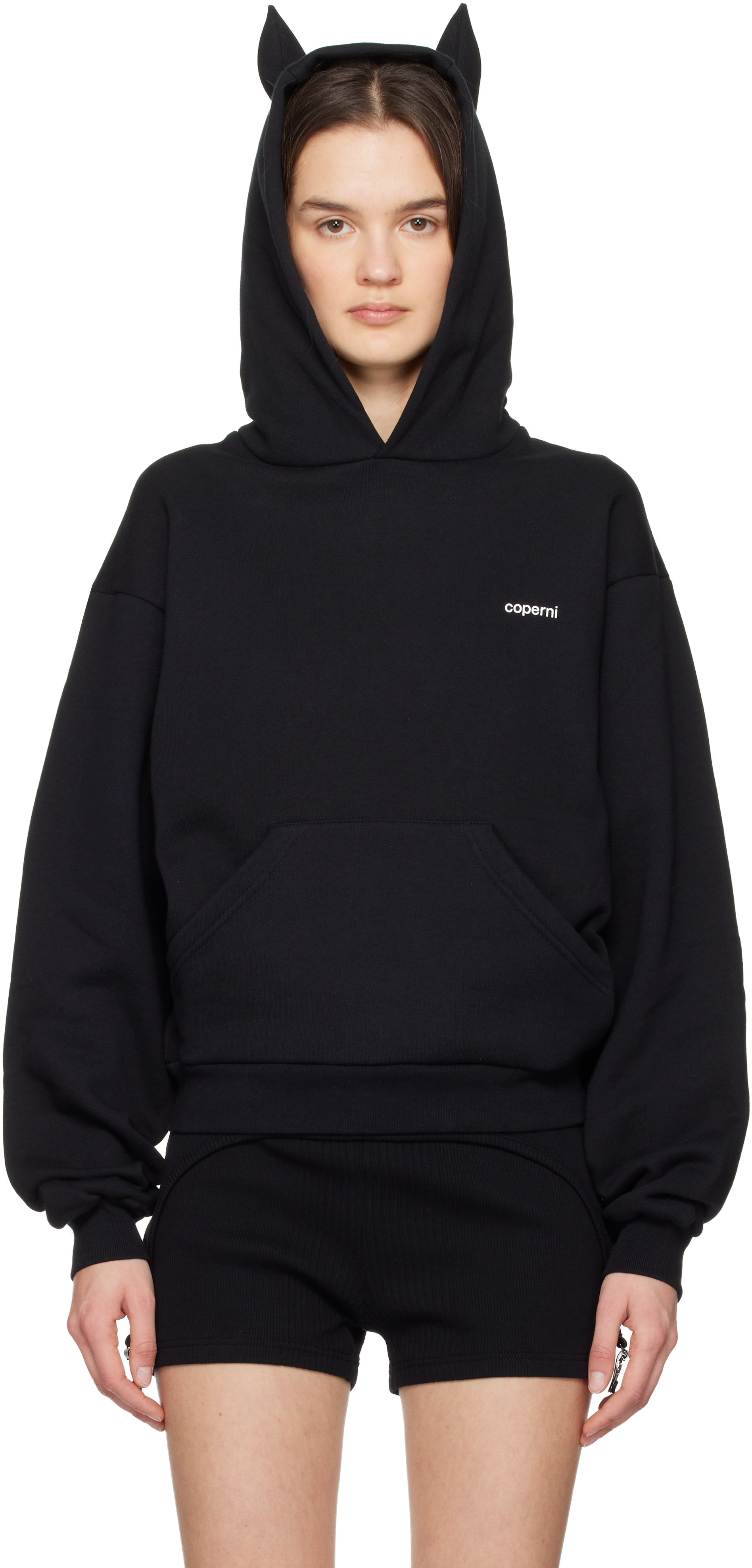 Coperni: Black Horn Hoodie | SSENSE