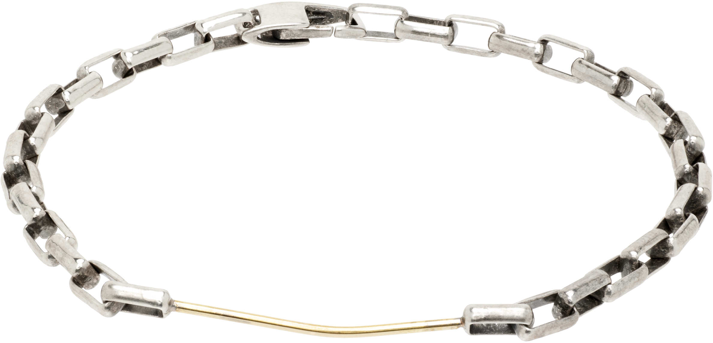 title of work Box Link Bar Bracelet