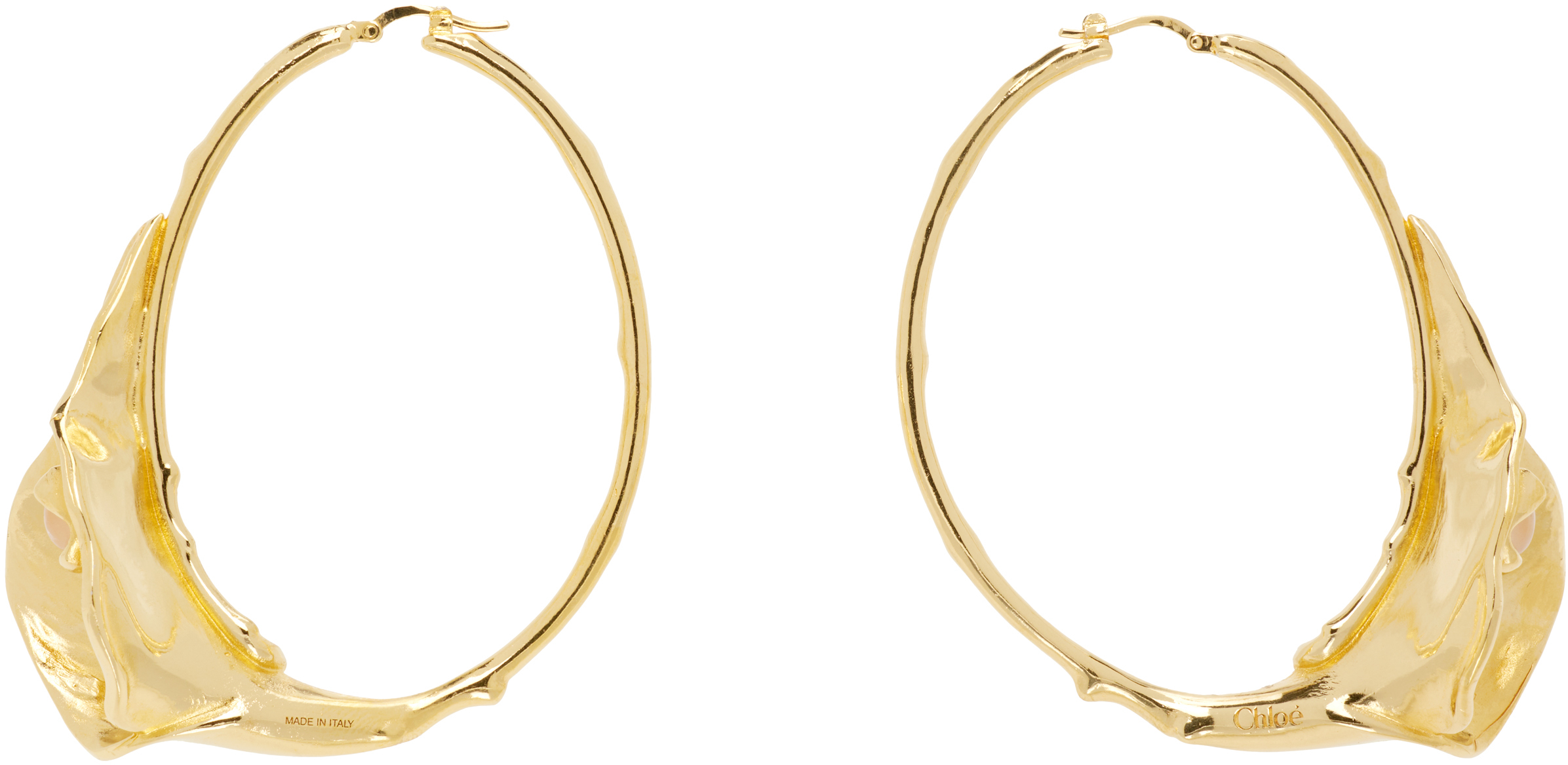 Chloé 'The Chloé Flower Soul' Hoop Earrings