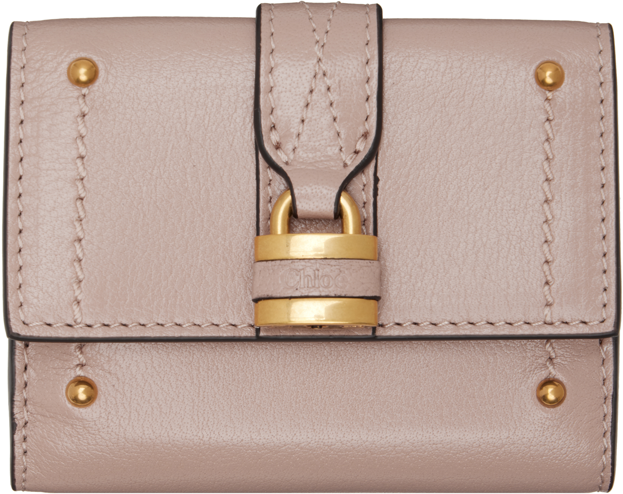 Chloé: ピンク Mini Paddington 三つ折り財布 | SSENSE 日本