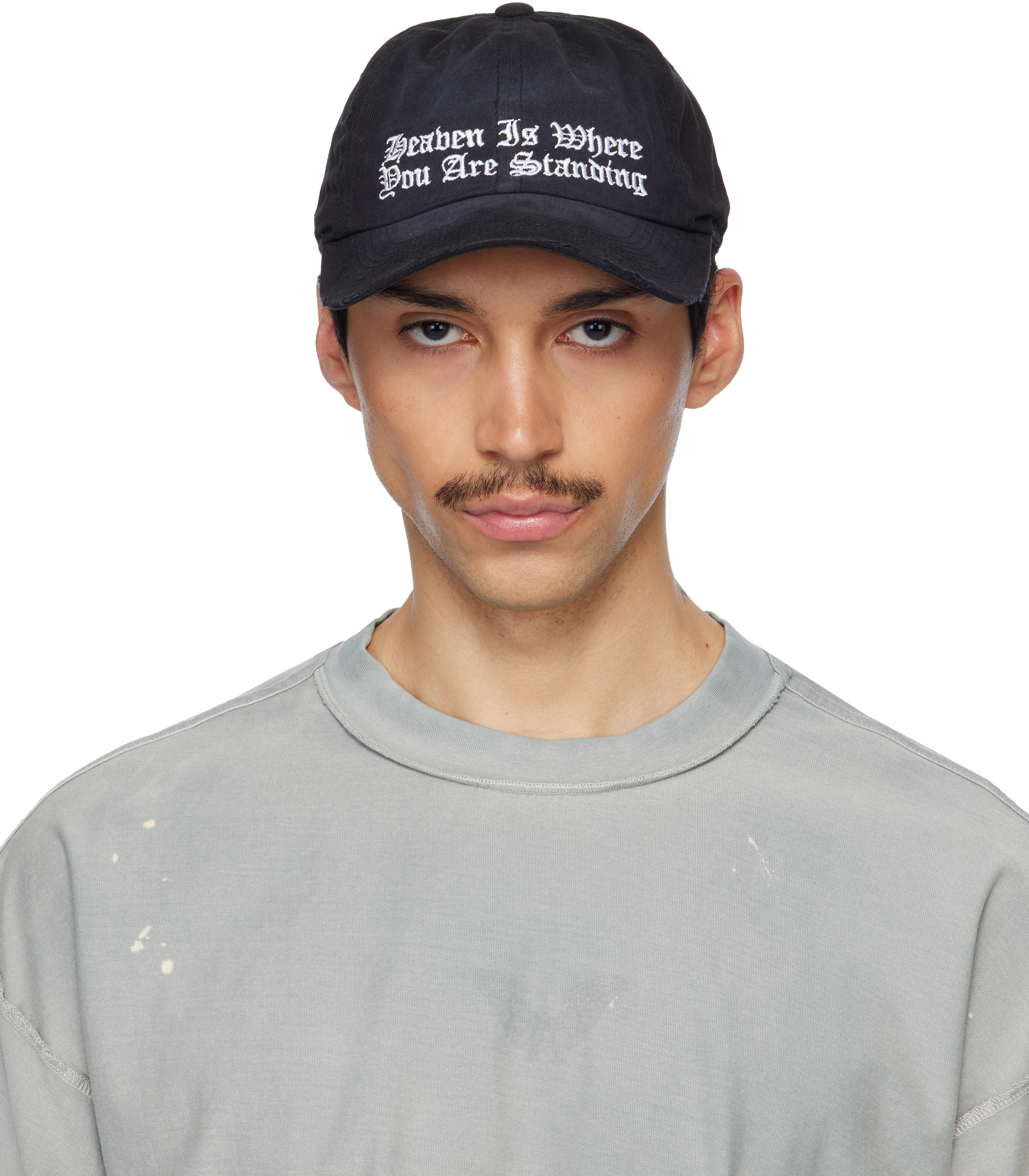 ALEXANDER DIGENOVA: Black Heaven Cap | SSENSE Canada