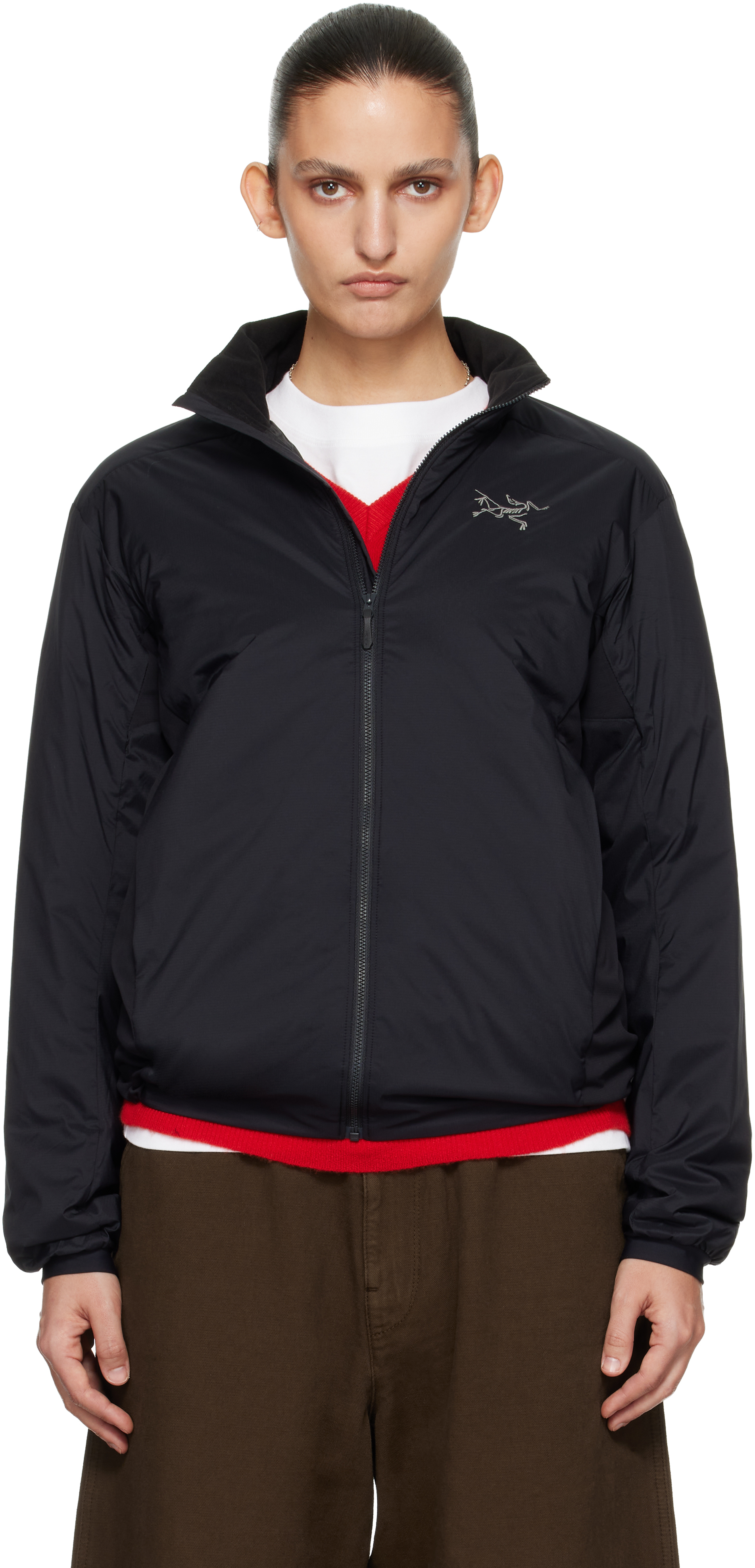 Arc'teryx: Black Atom Jacket | SSENSE Canada