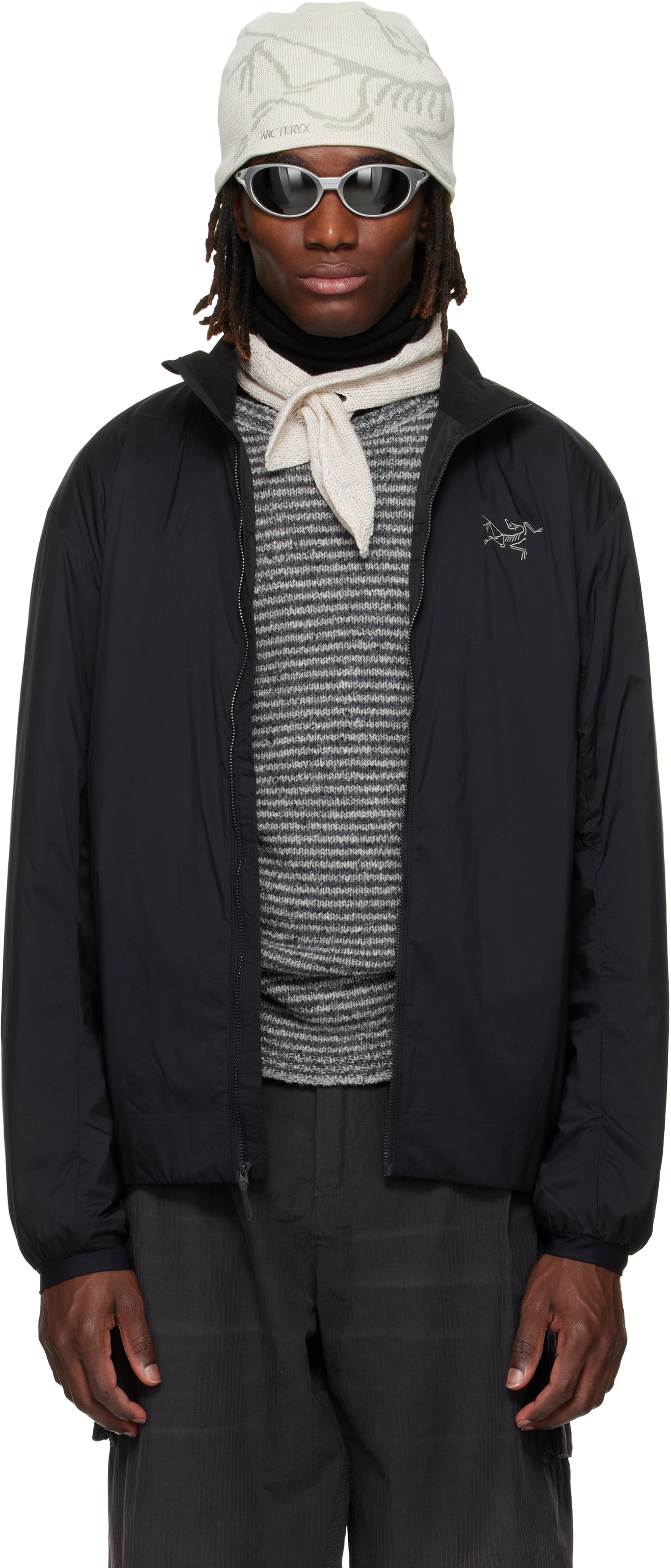 Arc'teryx: Black Atom Jacket | SSENSE Canada