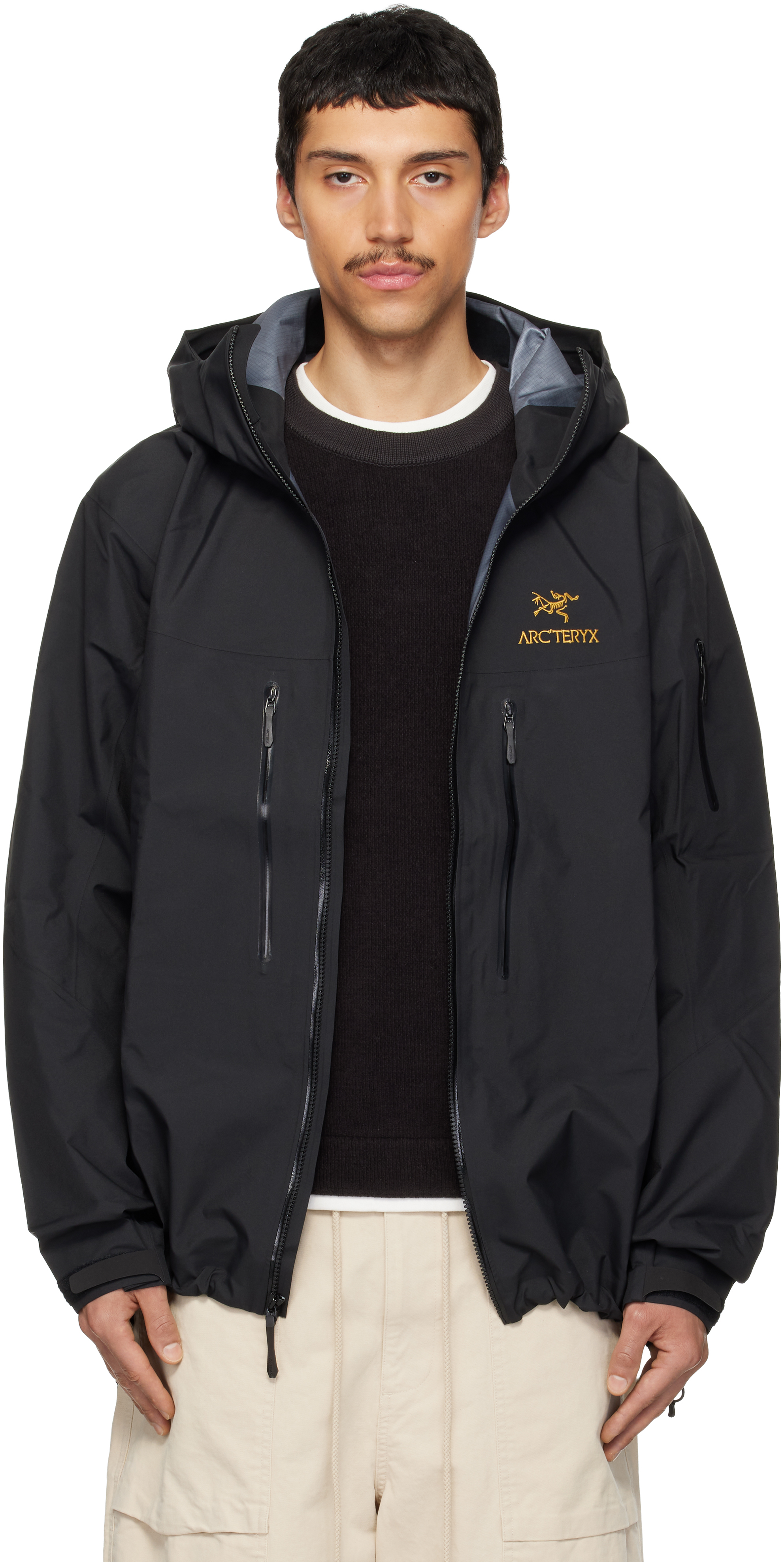 Arc'teryx: ブラック Alpha SV ジャケット | SSENSE 日本