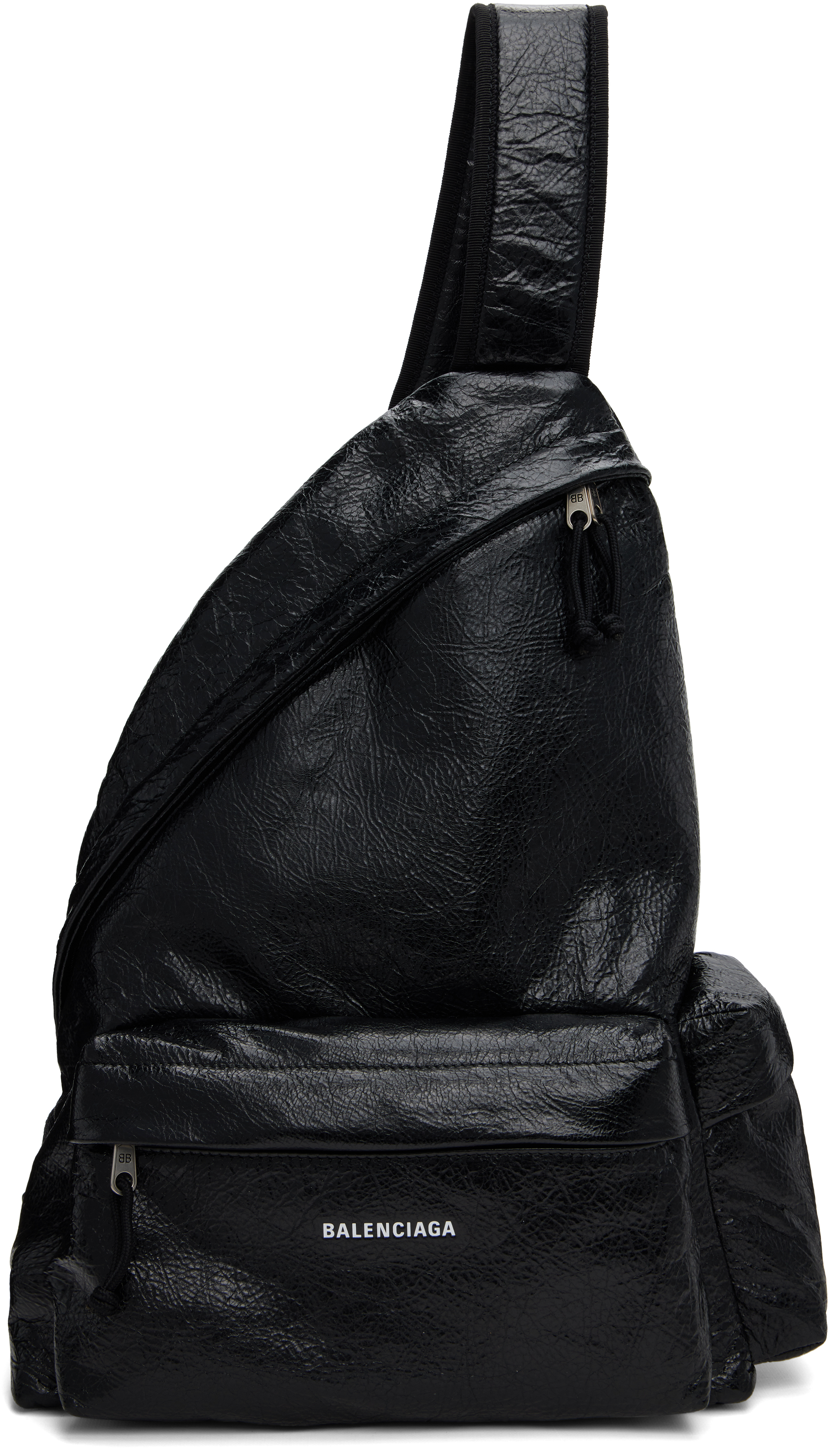 balenciaga leather zip backpack City thankunext.us 1 main compartment Balenciaga Leather Leather backpack -