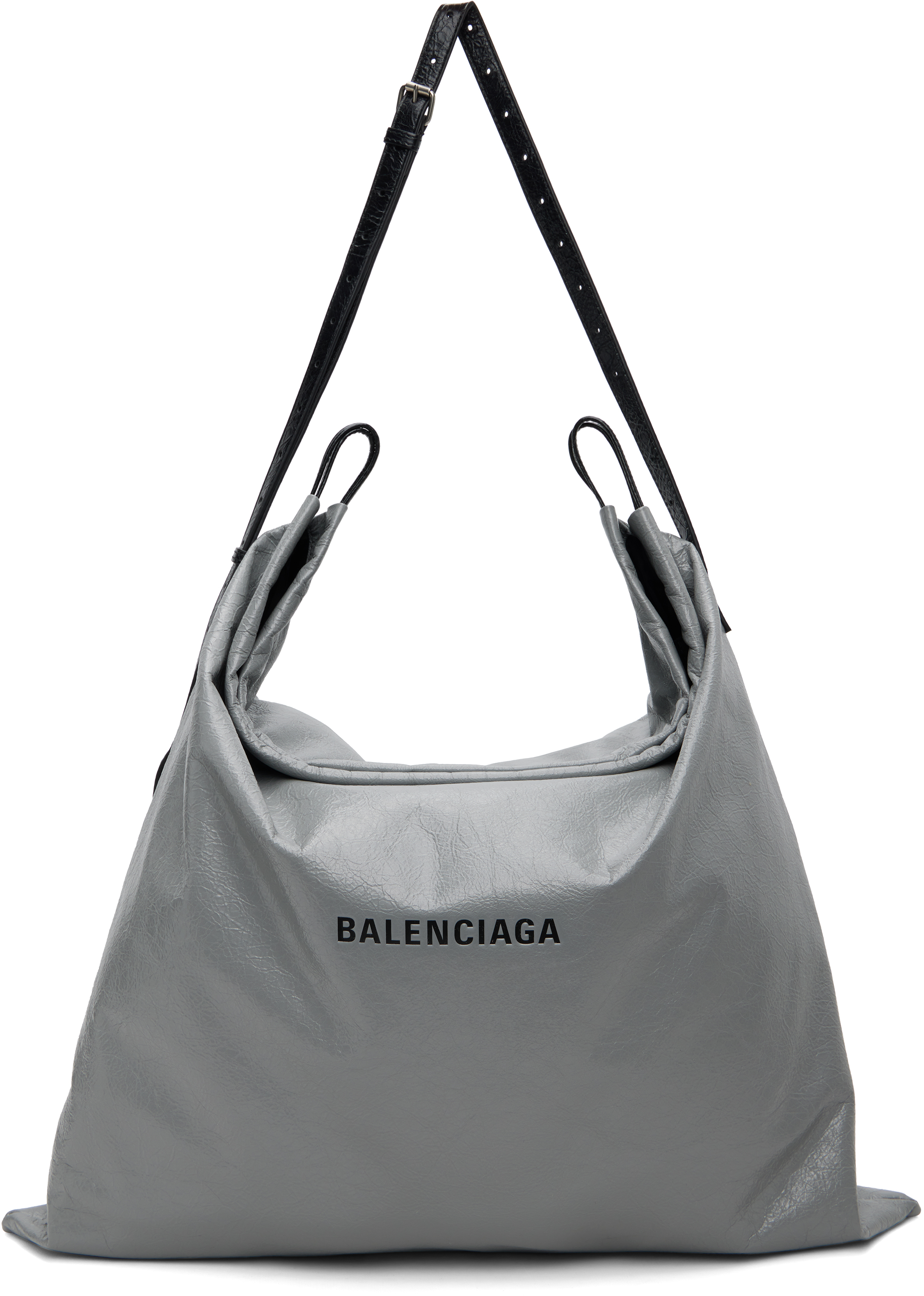 BALENCIAGAケース　グレー Balenciaga: Gray Large Shopper Dust Bag | SSENSE