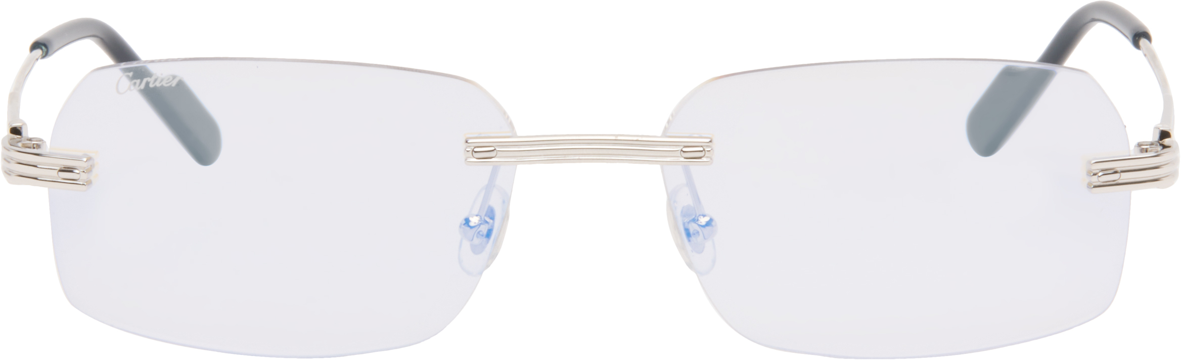 Cartier Silver 'Première de Cartier' Sunglasses