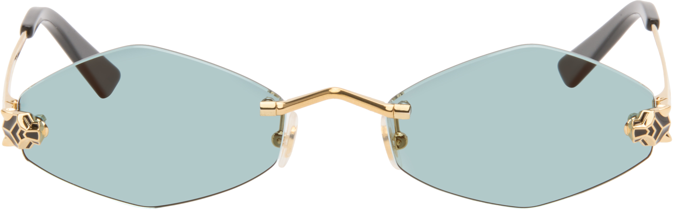 Cartier Gold 'Panthère de Cartier' Sunglasses