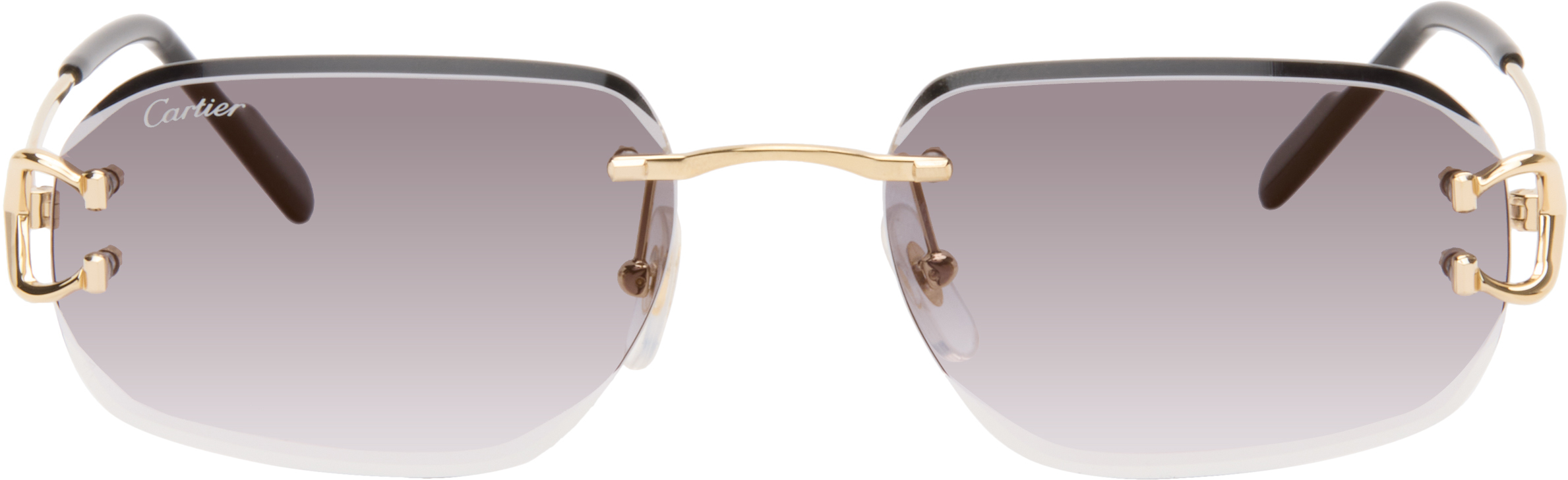 Cartier Gold Classic C Motif Sunglasses