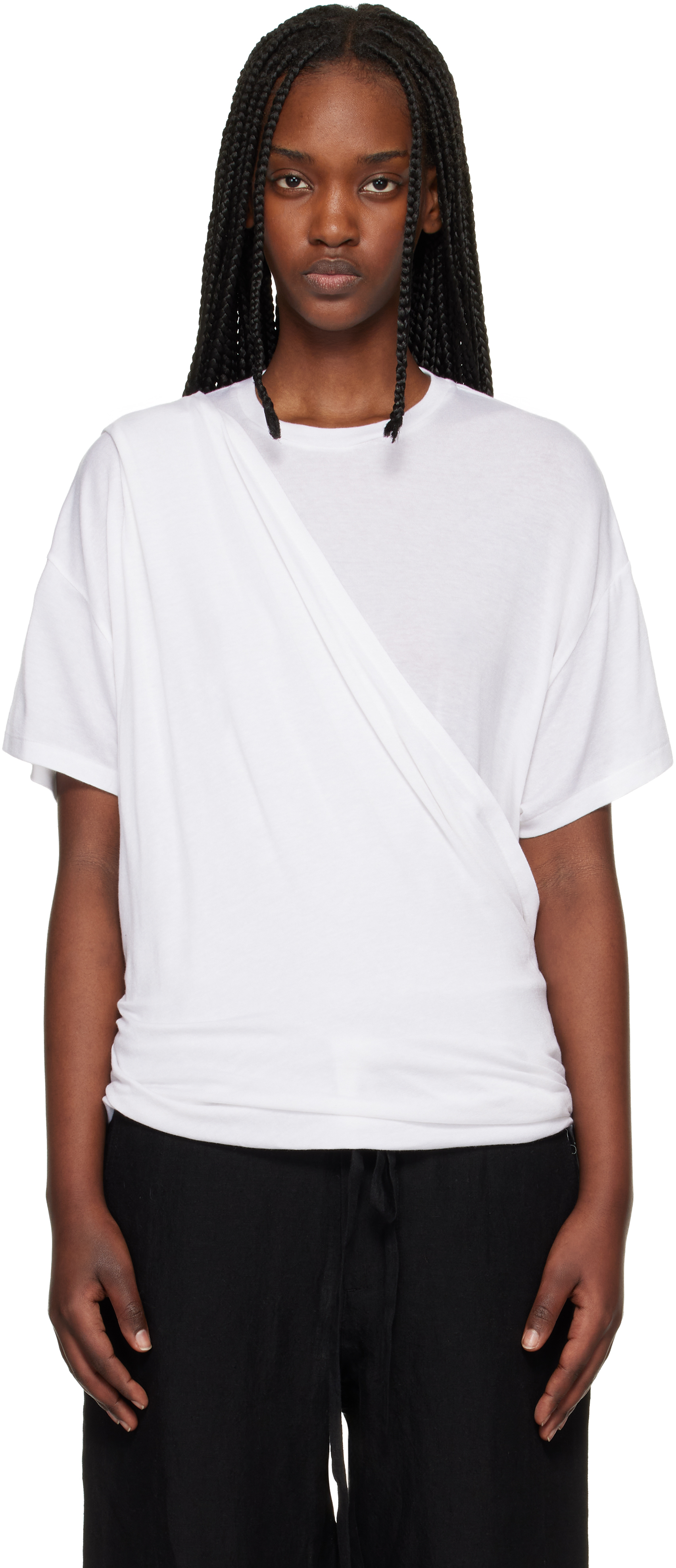POST ARCHIVE FACTION (PAF)のホワイト Drifter Tシャツがセール中