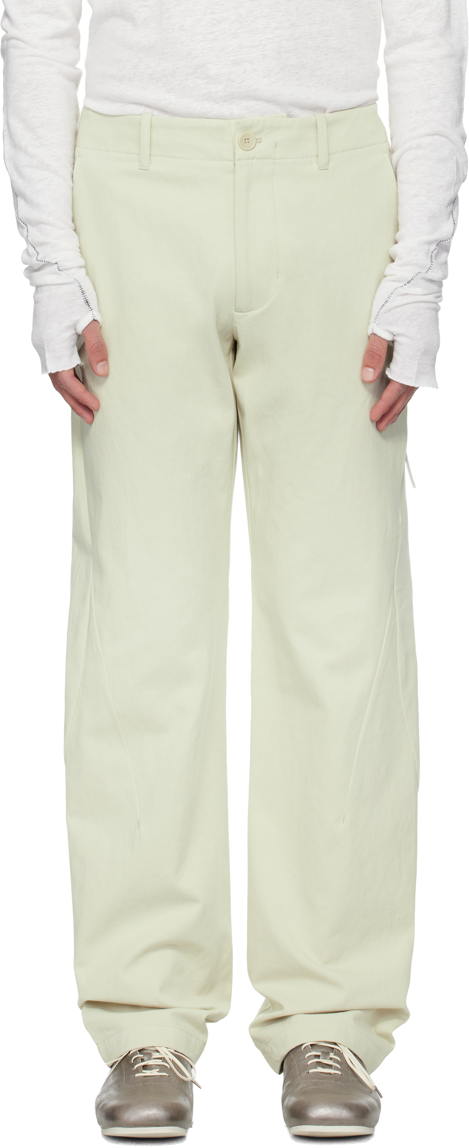 Off-White Archive Stream Trousers by POST ARCHIVE FACTION (PAF) on 