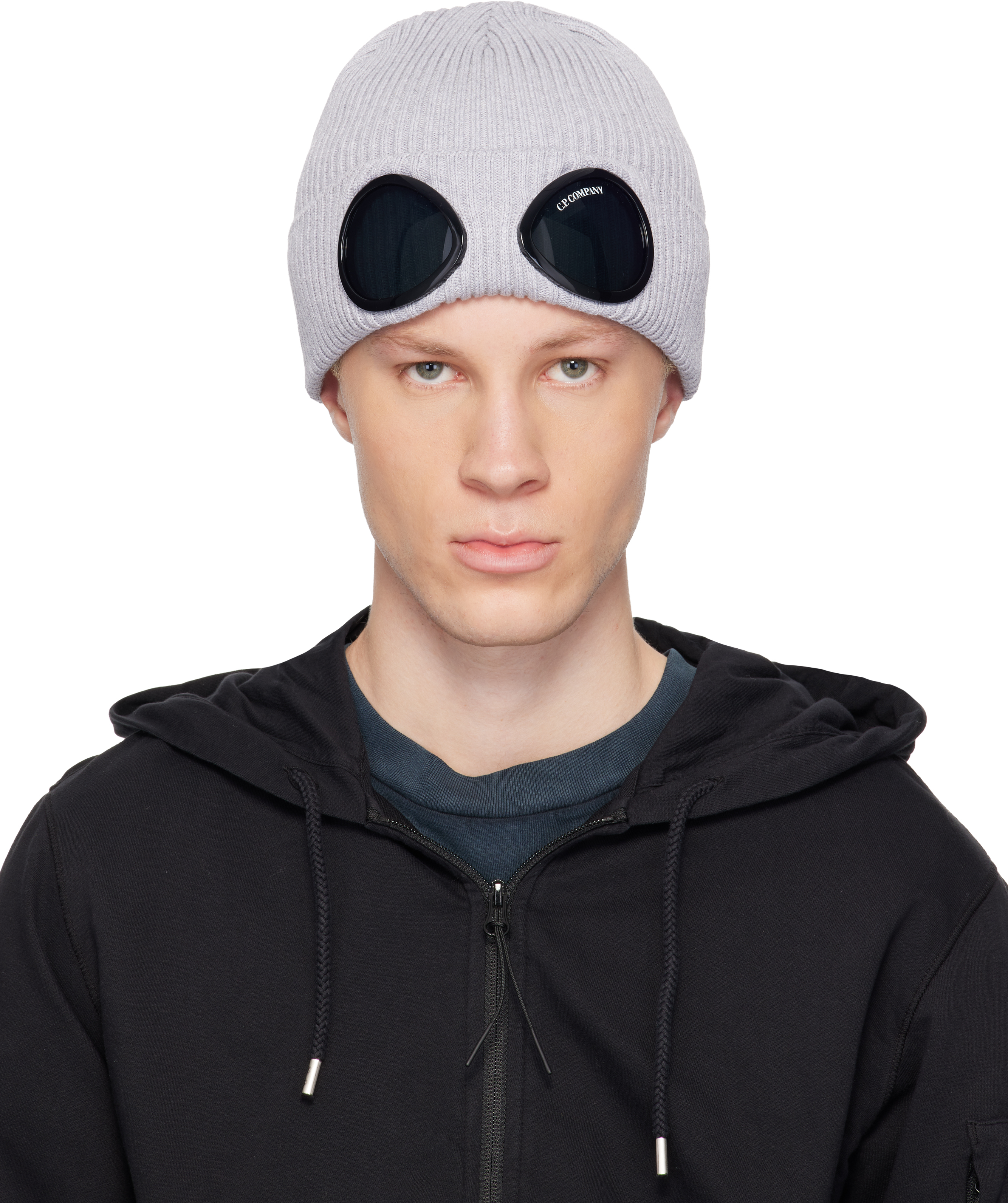 ぴ*ん様 美品 cp company COTTON GOGGLE BEANIE C.P. Company Cotton Goggle Beanie Bronze Brown Men's - US