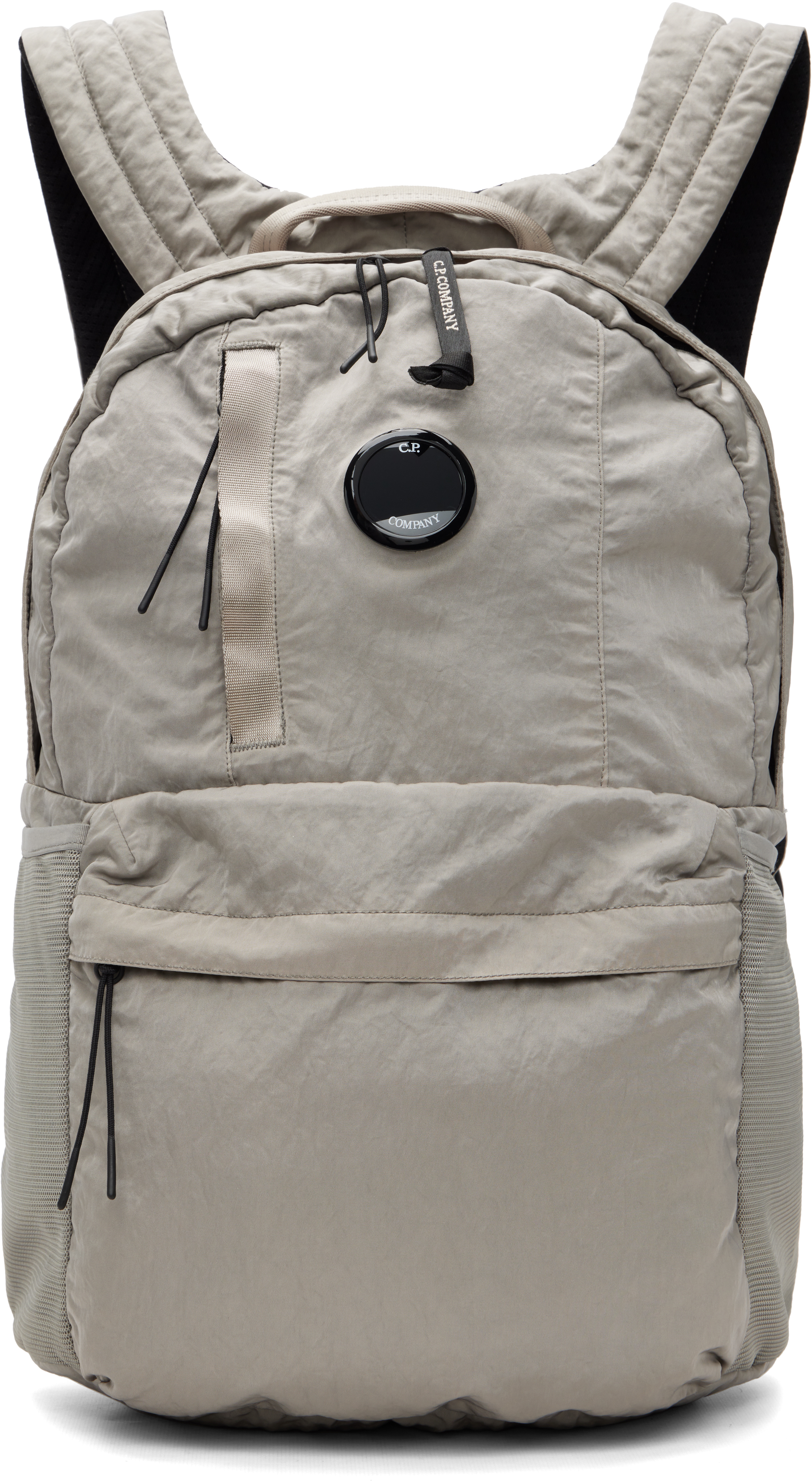 Gray Nylon B Backpack by C.P. Company on Sale