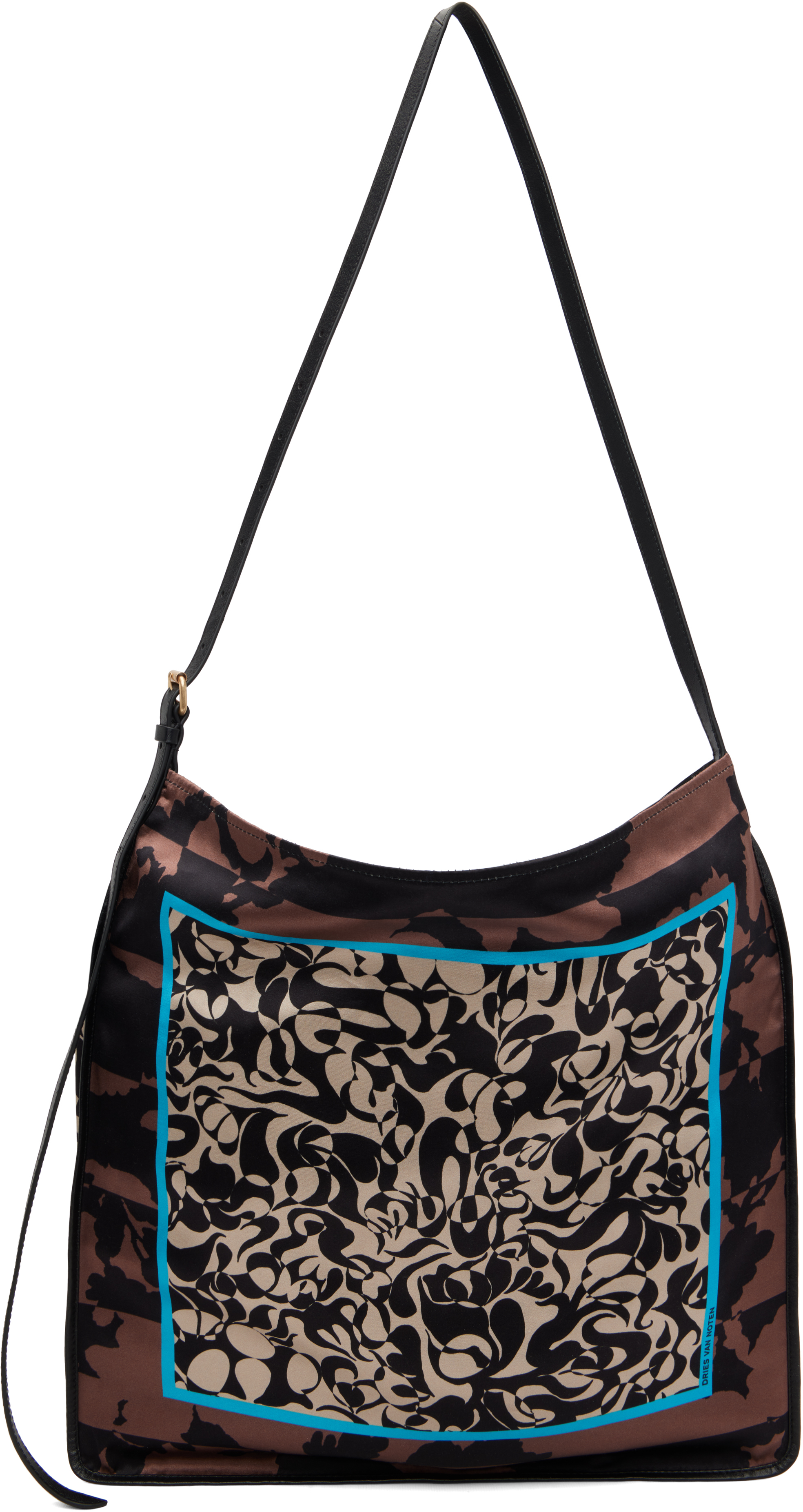 Dries Van Noten: マルチカラー スモール スカーフ トートバッグ