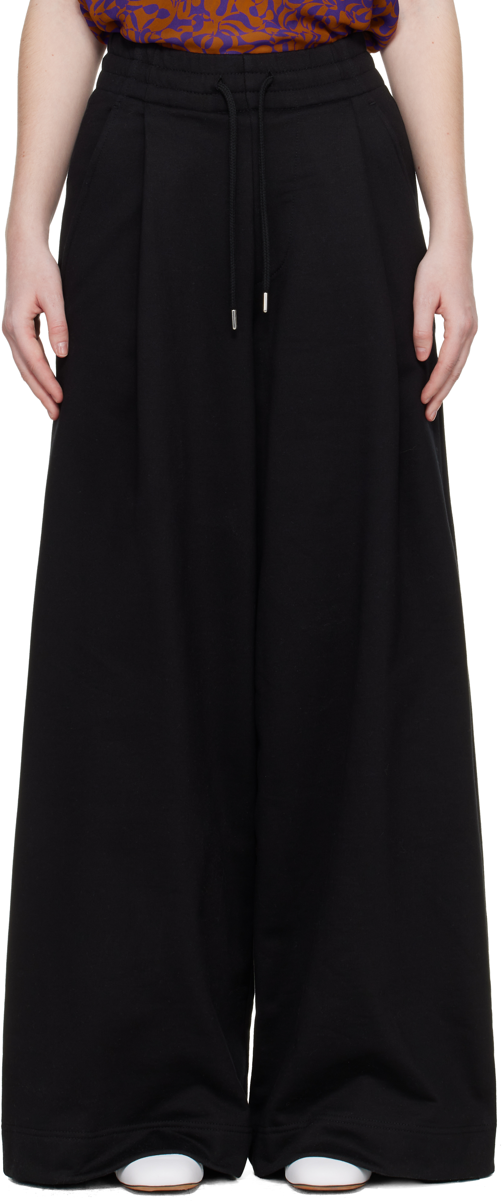 Dries Van Noten Black Loose Sweatpants