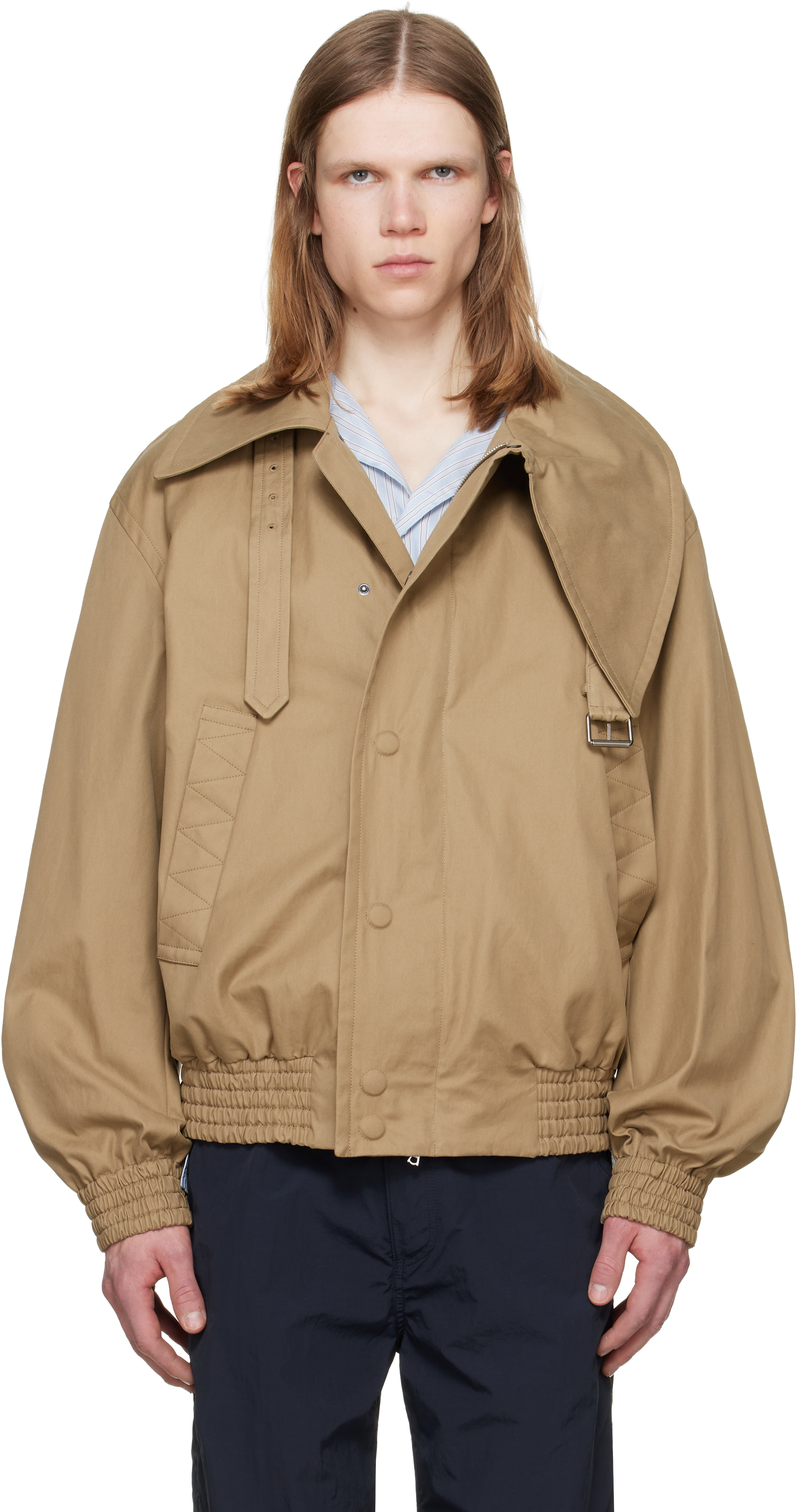 Dries Van Noten Beige Cotton Jacket