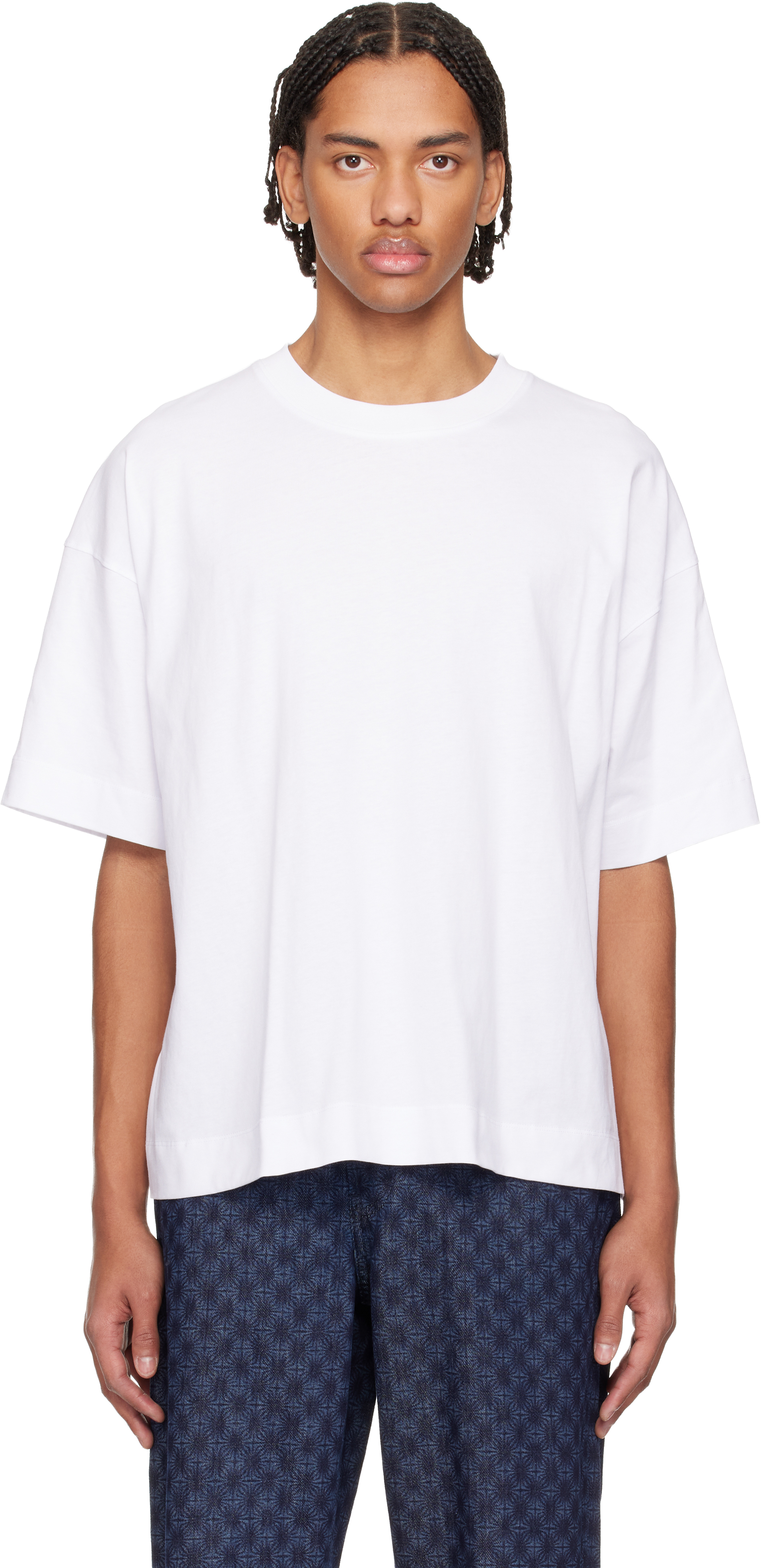 Dries Van Noten: White Oversized T-shirt | SSENSE