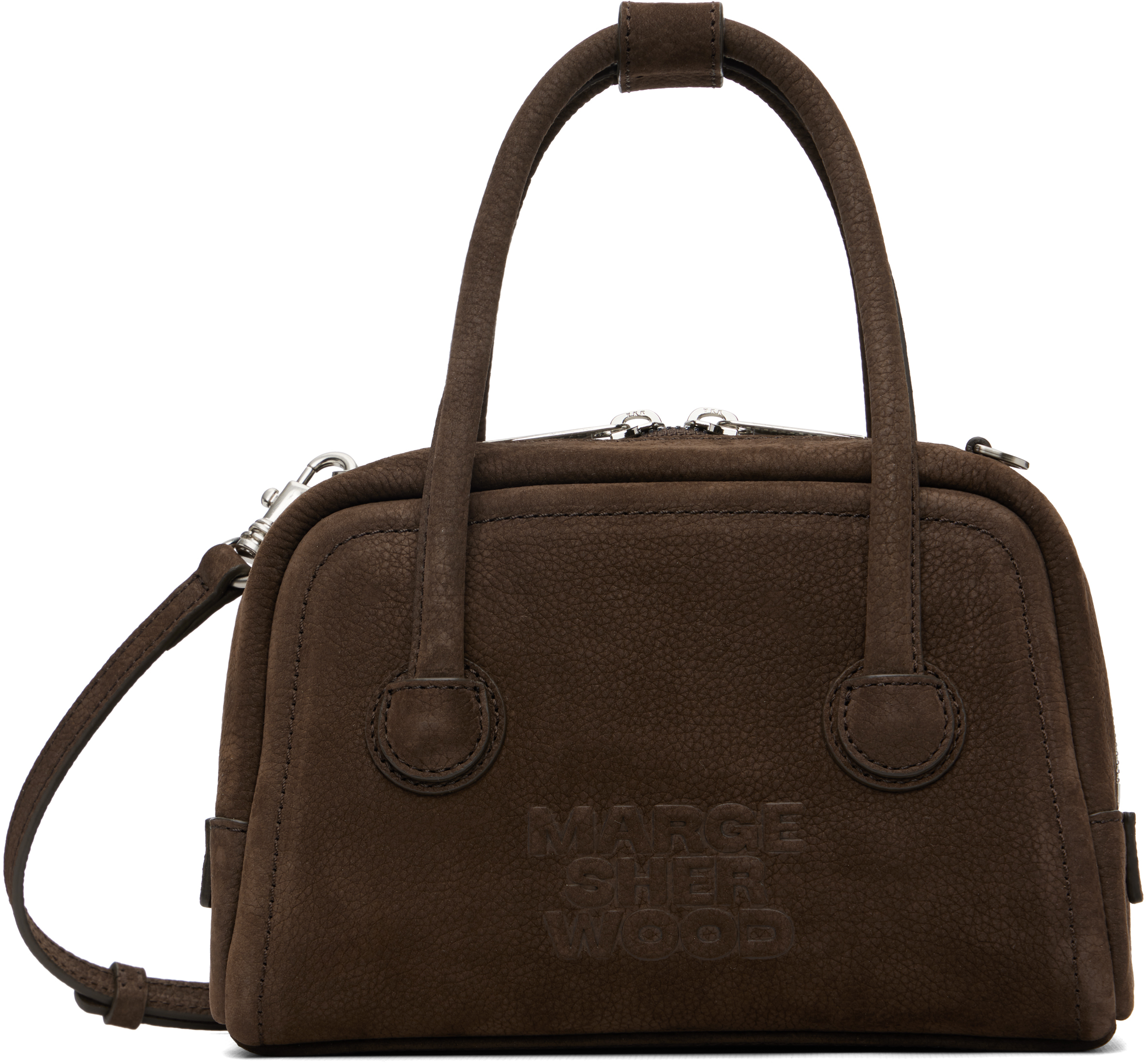MARGESHERWOOD: Brown Soft Mini Bag | SSENSE Canada