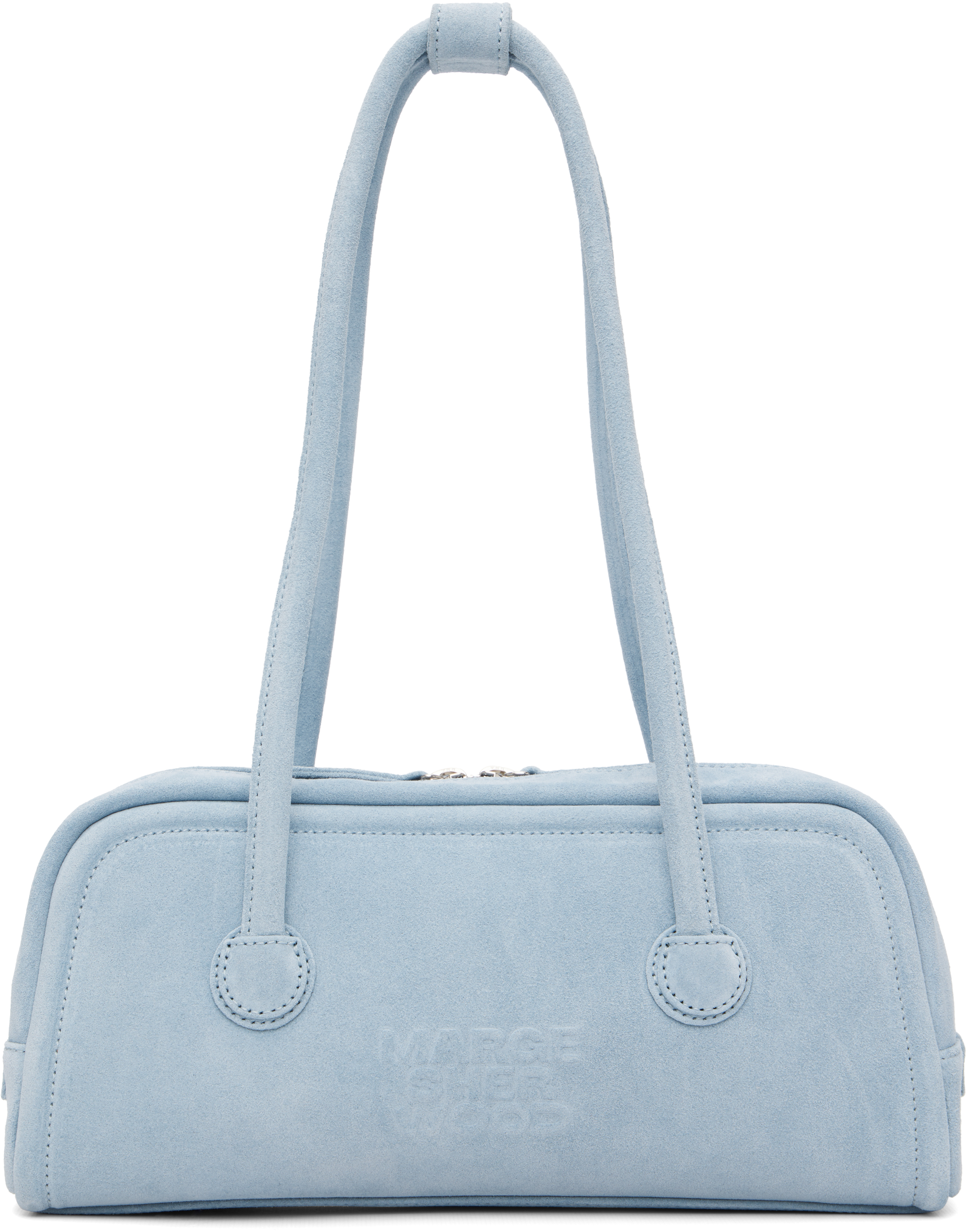Blue SOFT BOSTON EW Bag by MARGESHERWOOD on Sale