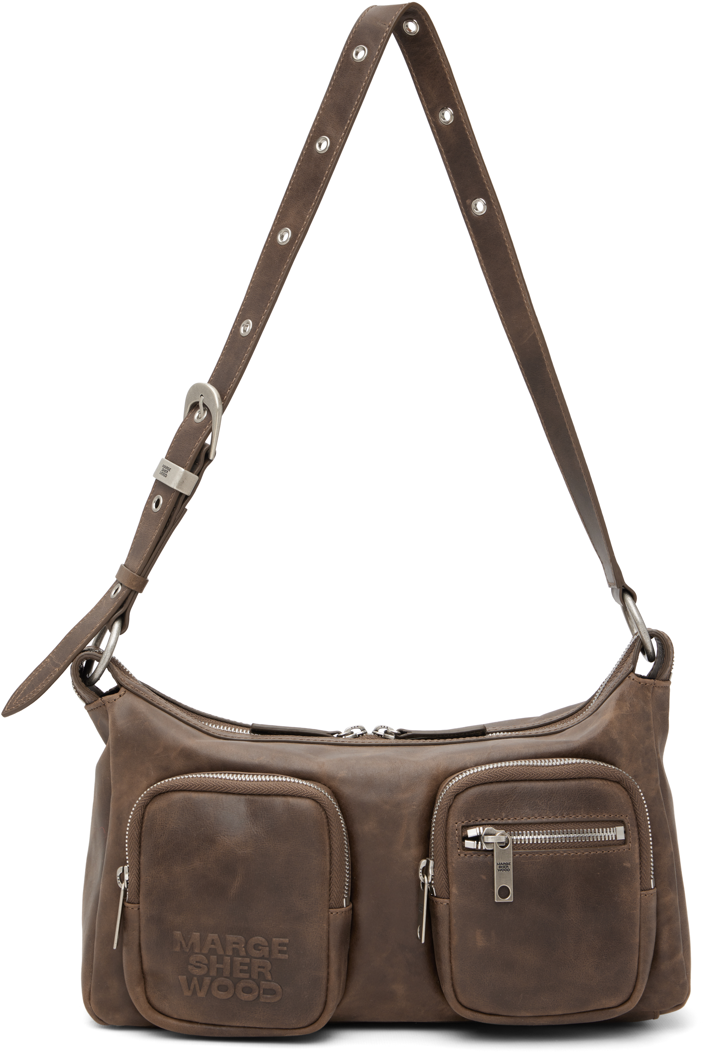 MARGESHERWOOD: Brown OUTPOCKET Bag | SSENSE