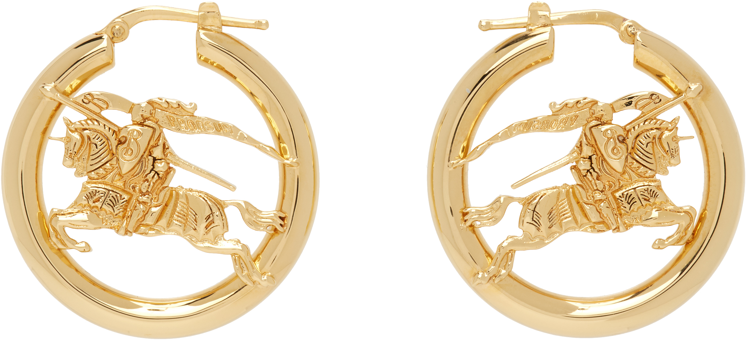 Burberry EKD Hoop Earrings