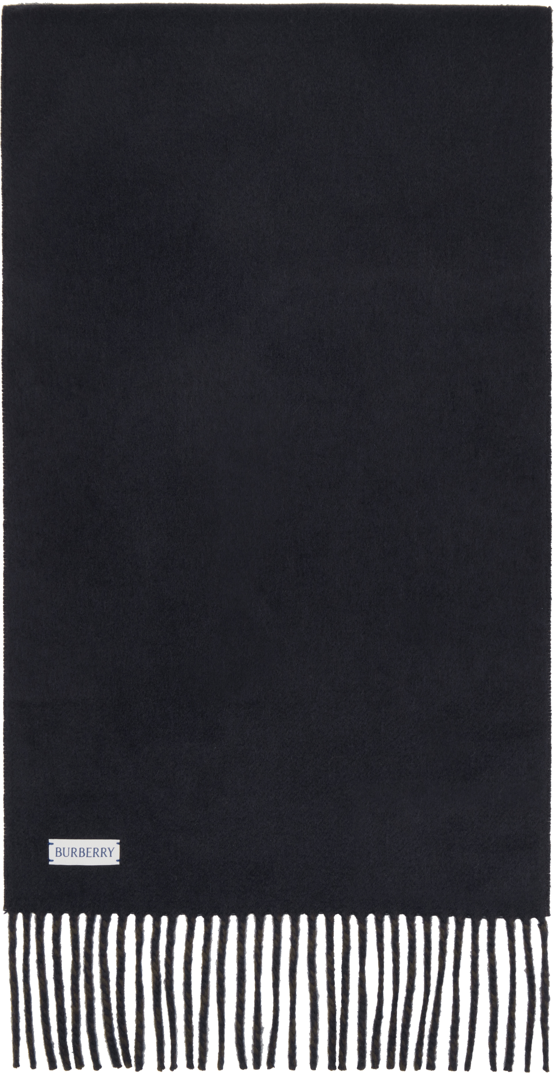 Burberry Brown Reversible Cashmere Scarf In Brown