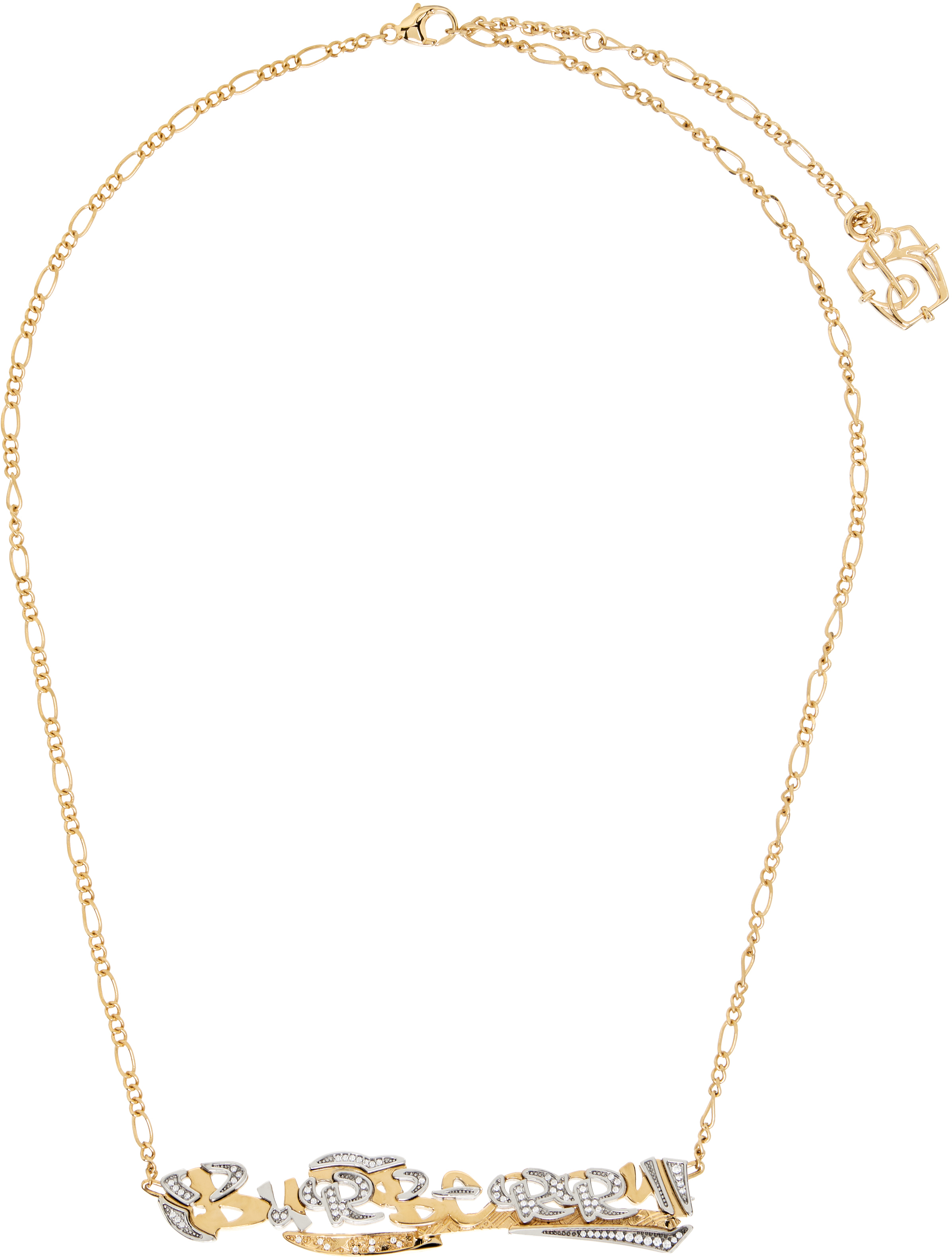 Burberry: Logo Chain Necklace | SSENSE