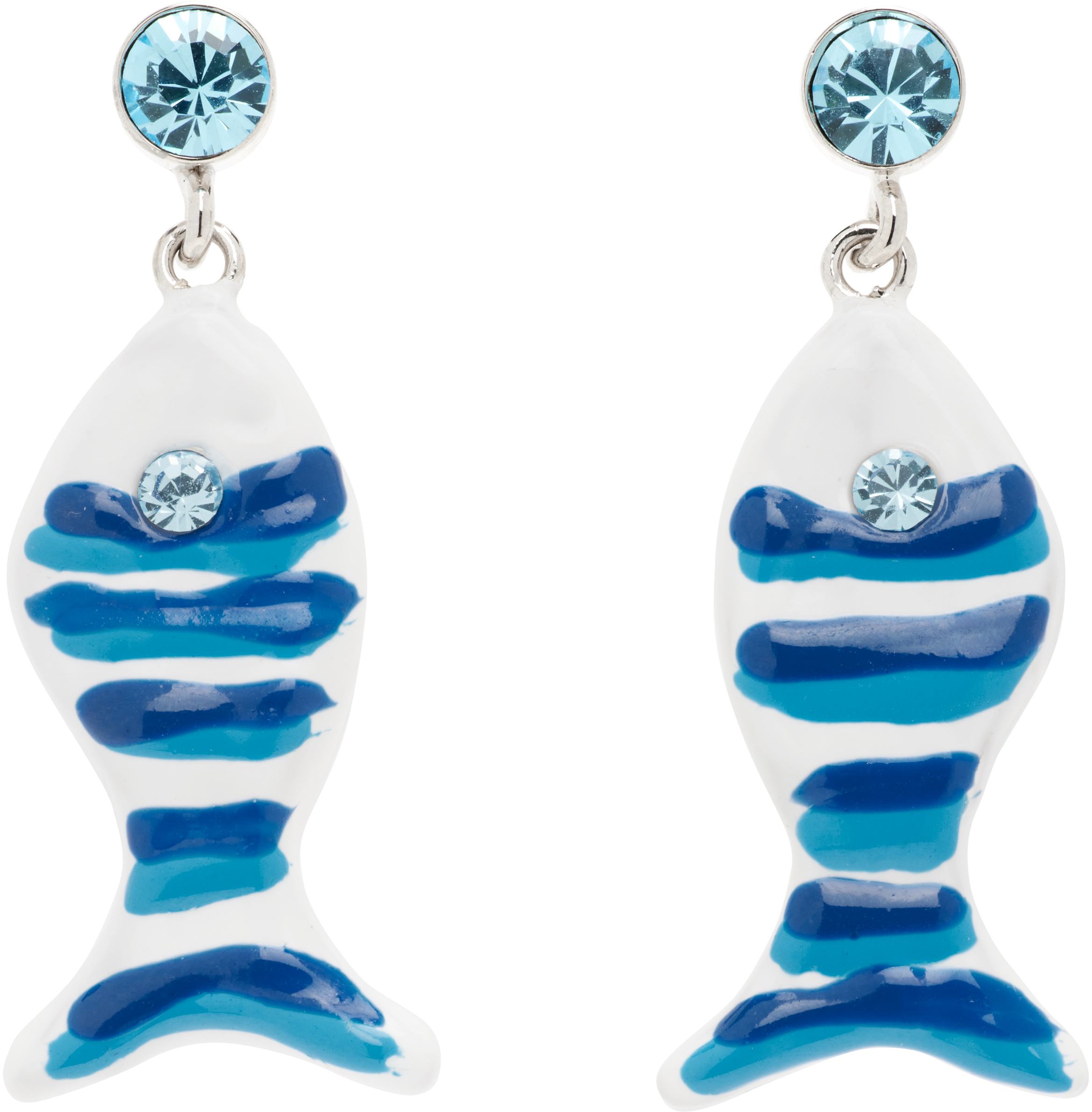 MarniのFish & Rhinestone ピアスがセール中