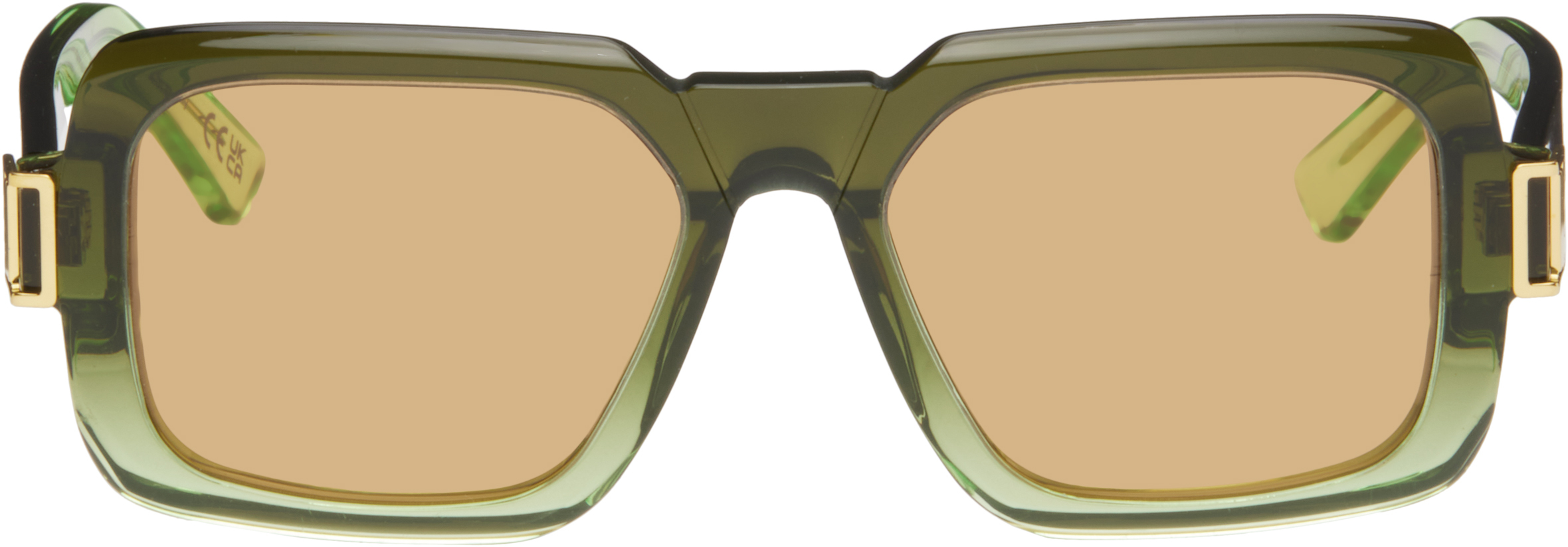 Marni Green Retrosuperfuture Edition Zamalek Sunglasses In Green