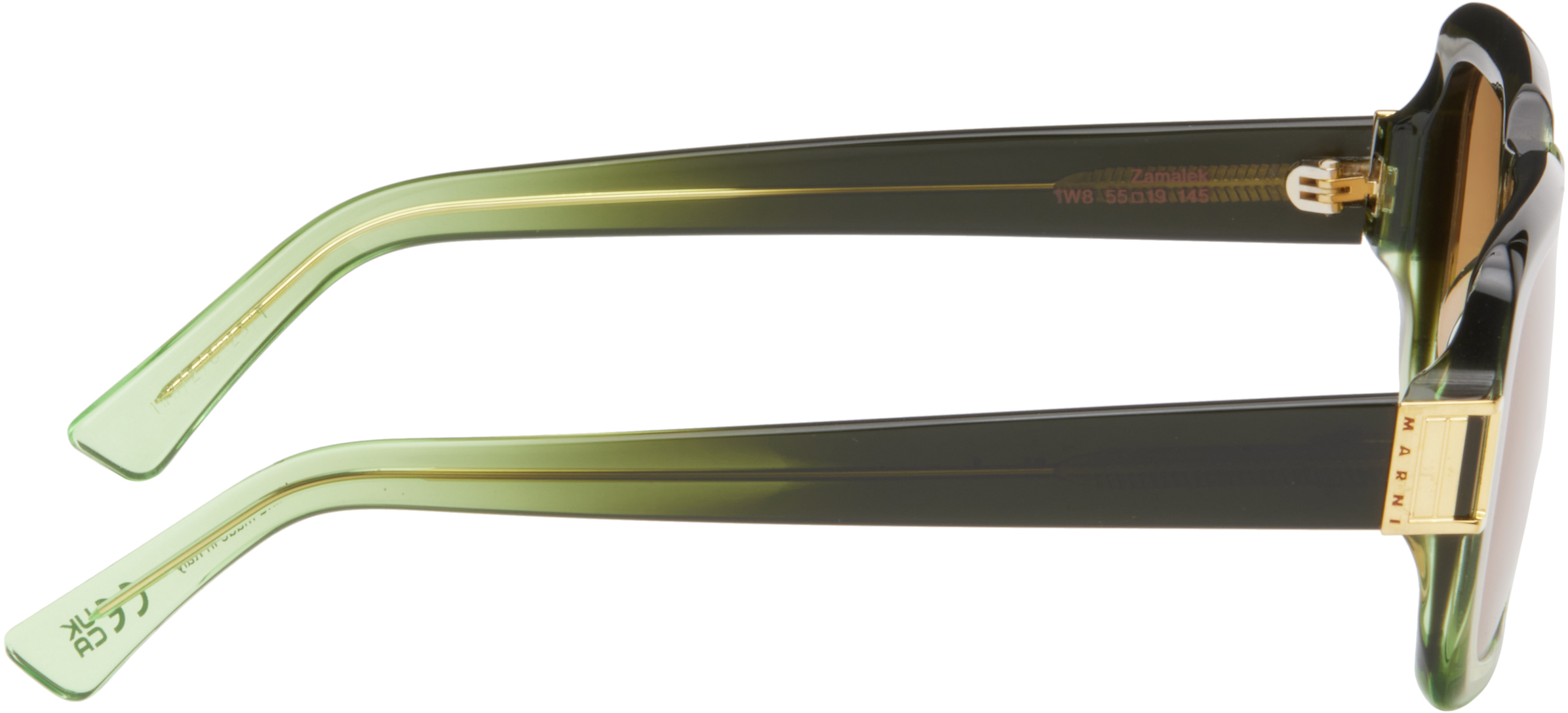 Marni Green Retrosuperfuture Edition Zamalek Sunglasses In Green