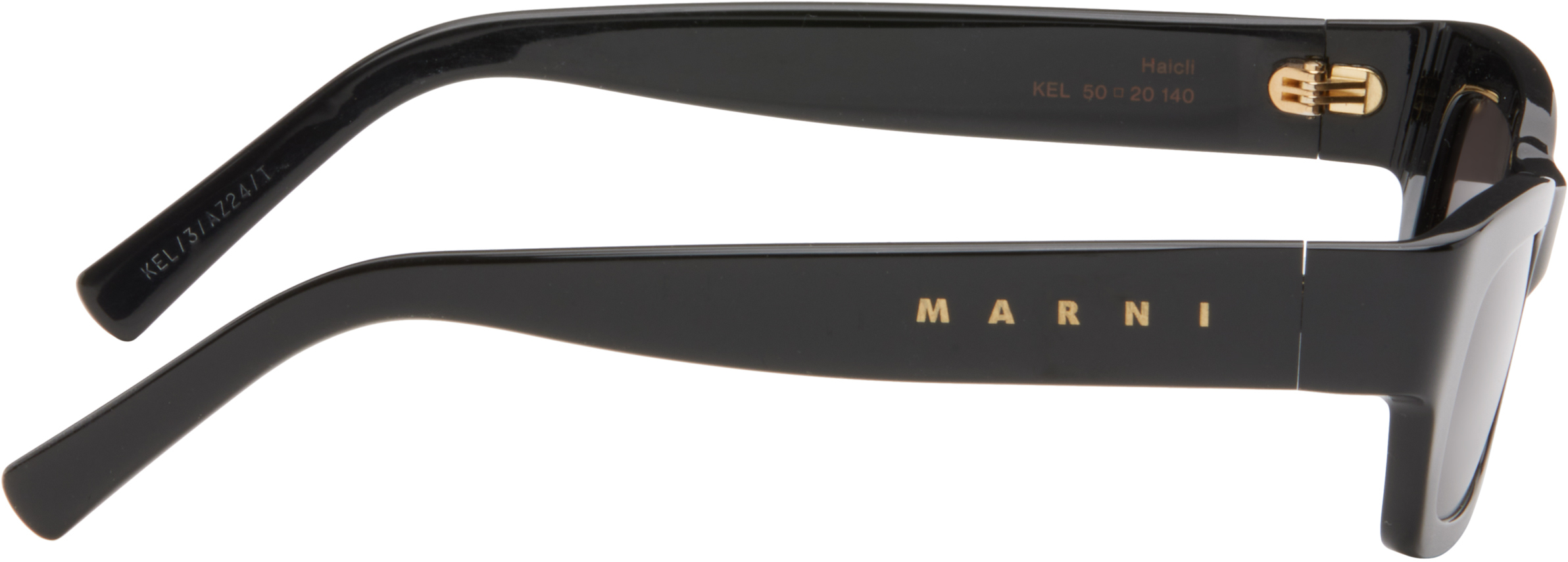 Marni Black Retrosuperfuture Edition Haicli Sunglasses In Black