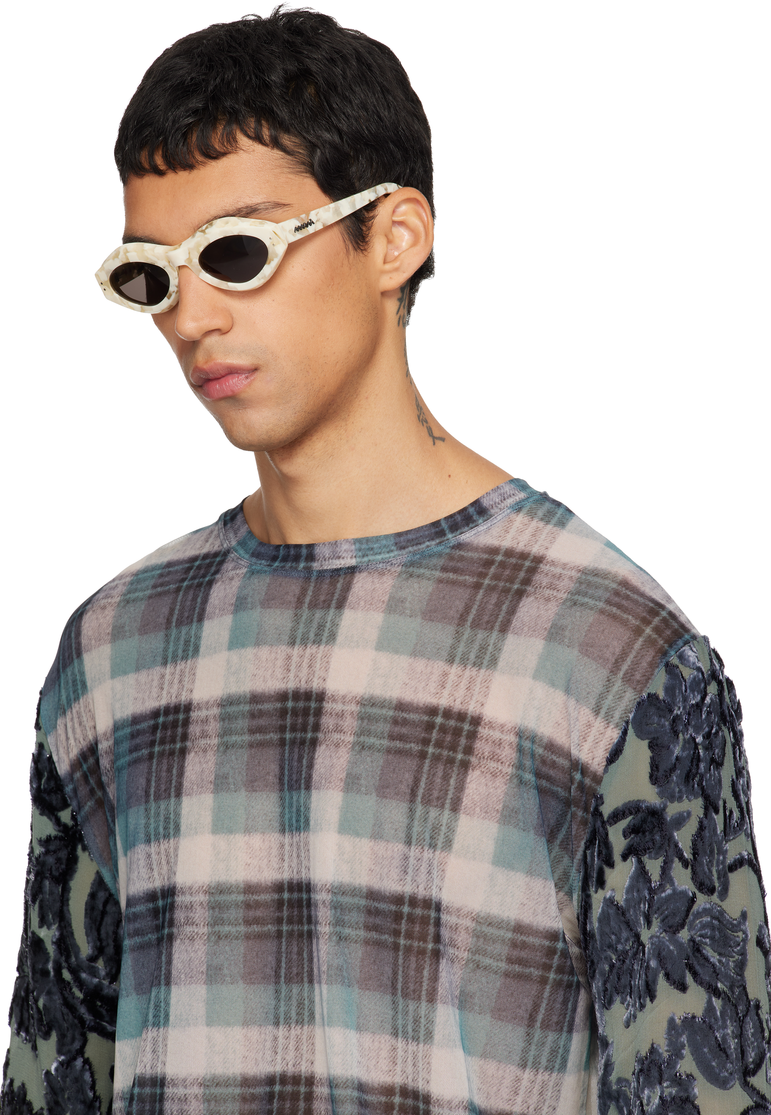 Marni Off-white Retrosuperfuture Edition Zytherin Sunglasses In Neutral