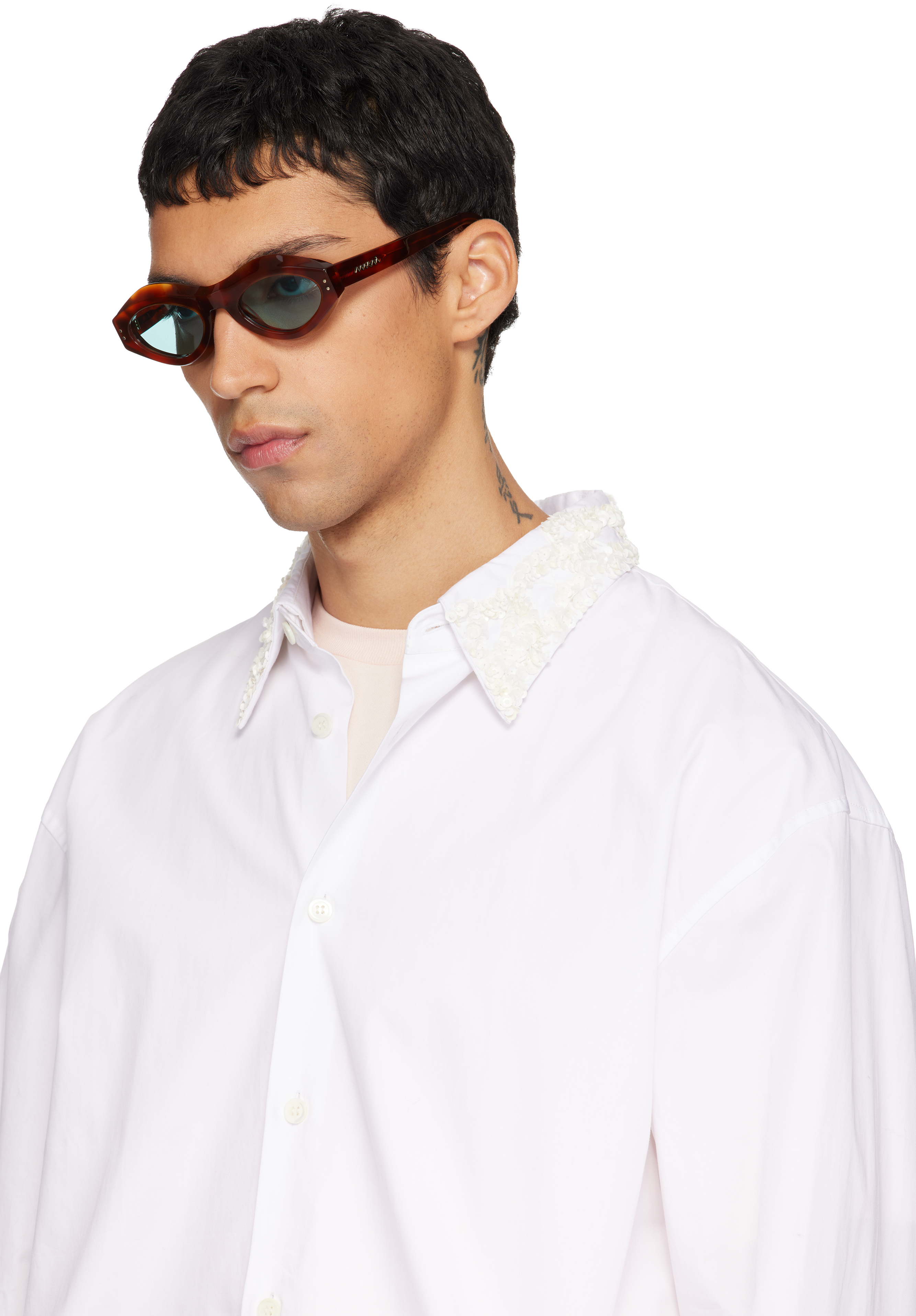 Marni Brown Retrosuperfuture Edition Zytherin Sunglasses In Brown