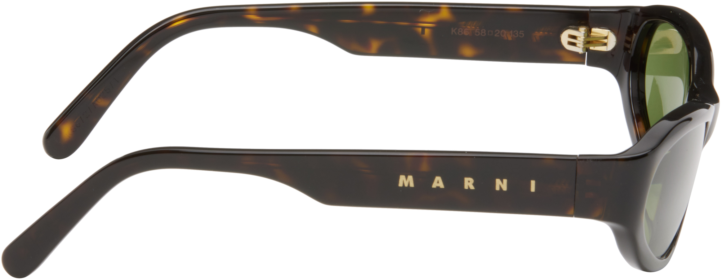 Marni Brown Retrosuperfuture Edition Yozamei Sunglasses In Multi