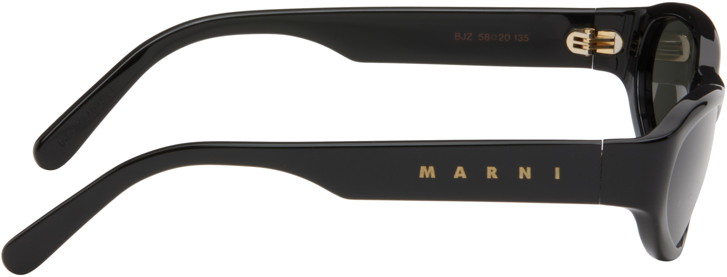 Marni Black Retrosuperfuture Edition Yozamei Sunglasses In Black