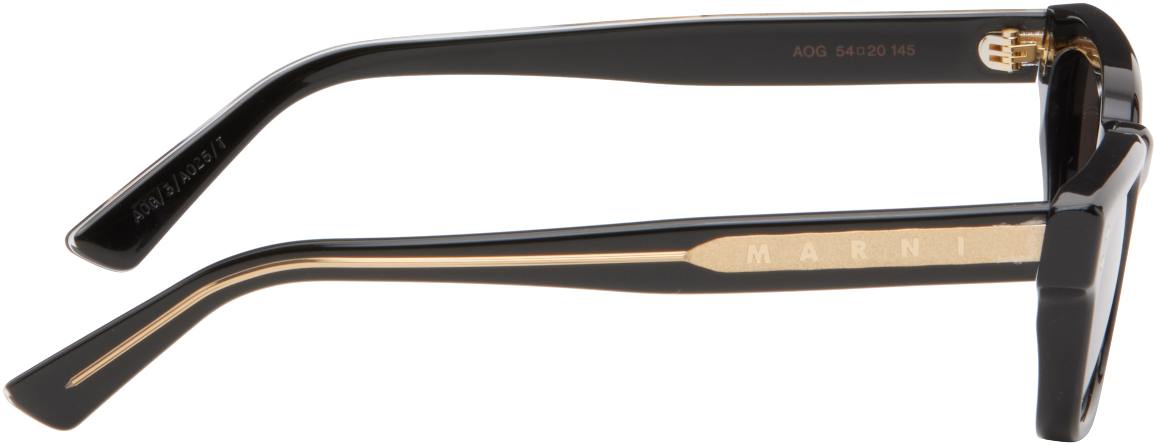 Marni Black Retrosuperfuture Edition Floosa Sunglasses In Black