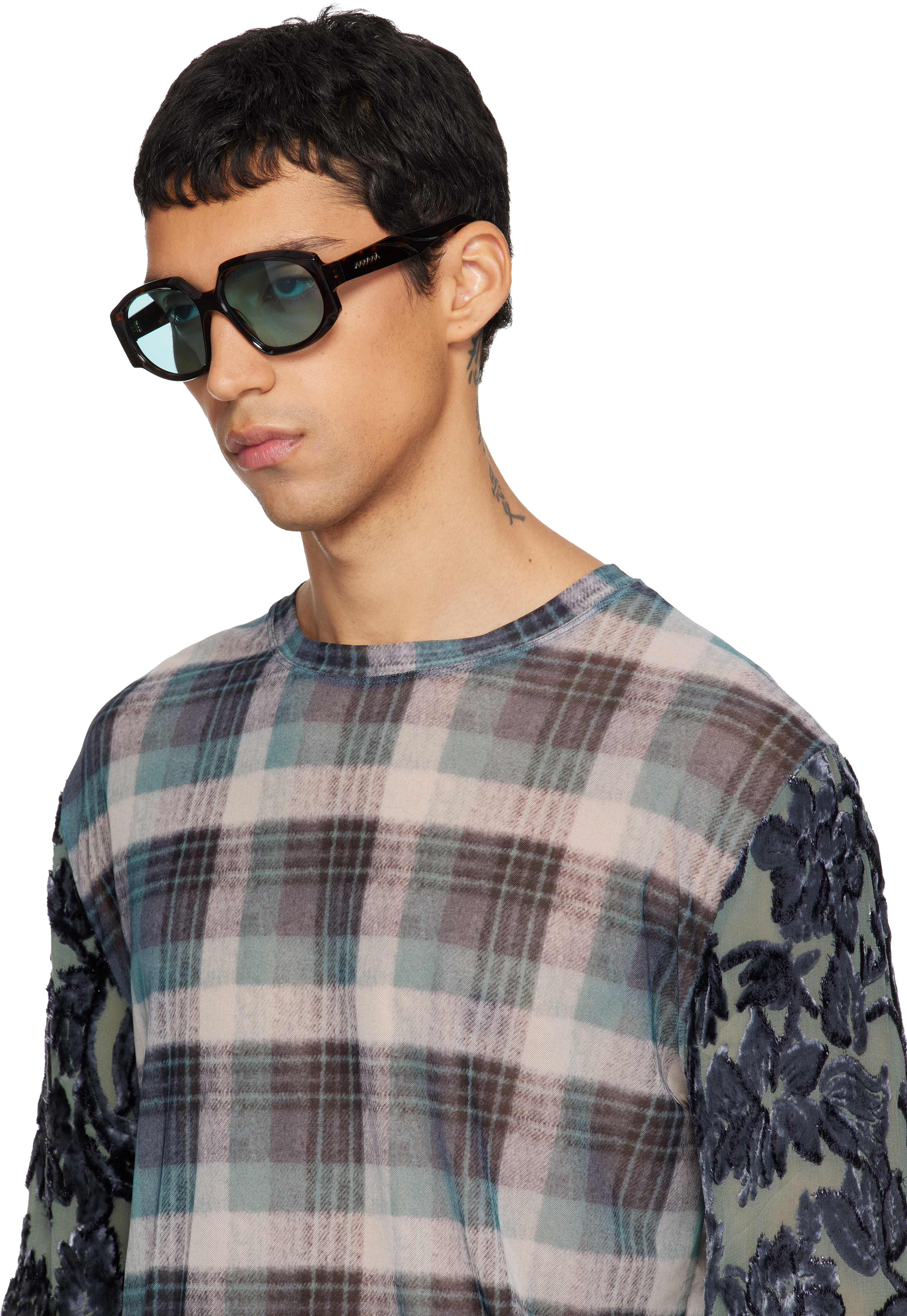Marni Brown Retrosuperfuture Edition Arithiel Sunglasses In Black