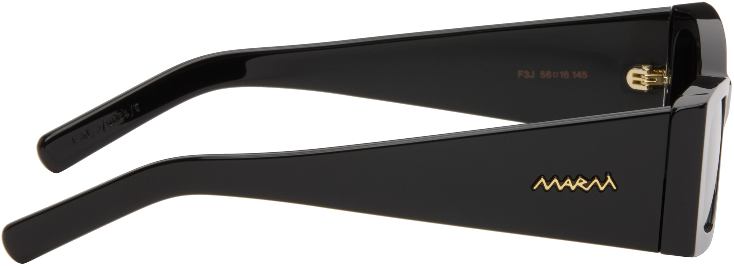Marni Black Zokoa Sunglasses In Black