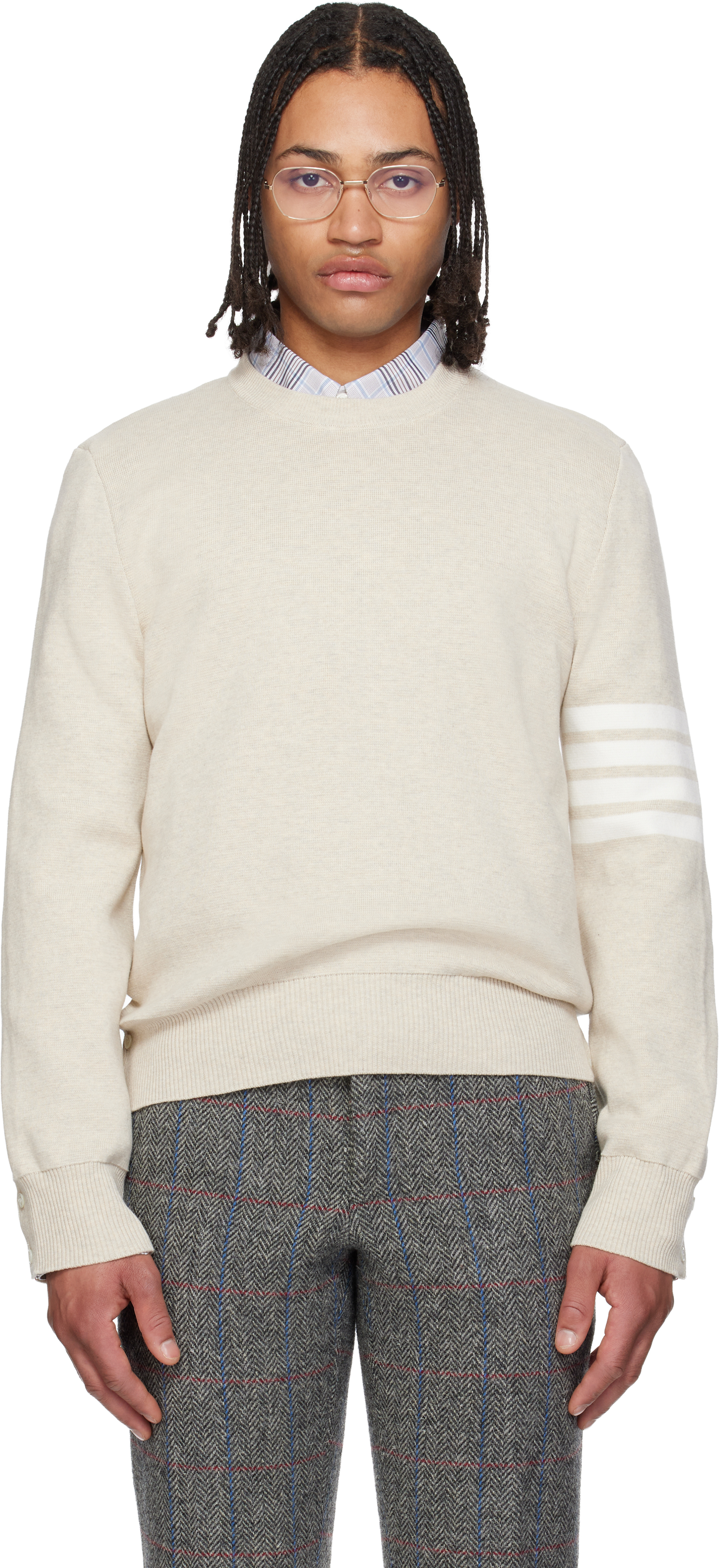 THOM BROWNE ミラノ ステッチニット