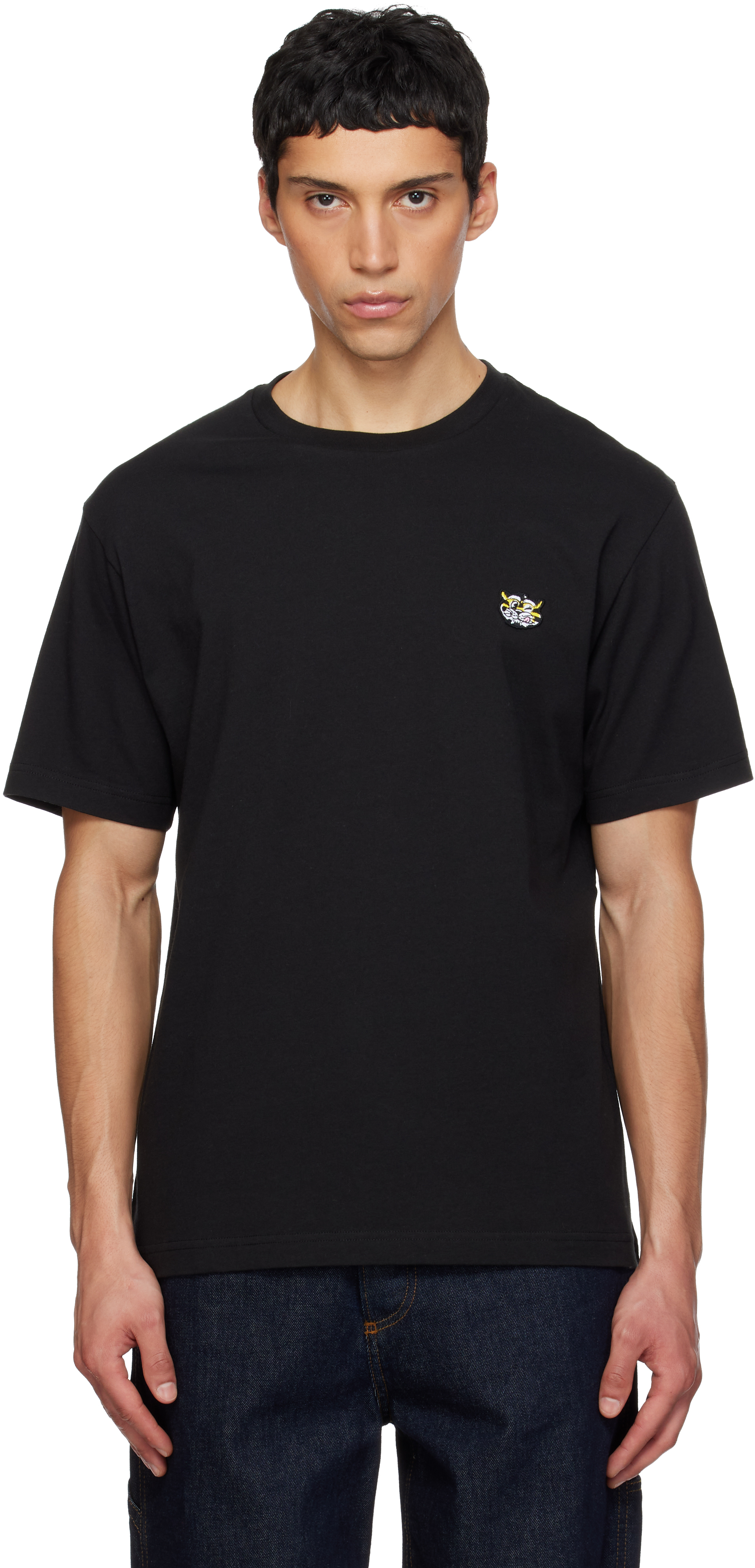 Kenzoのブラック Kenzo Paris 'KENZO Wild Tiger' エンブロイダリー T