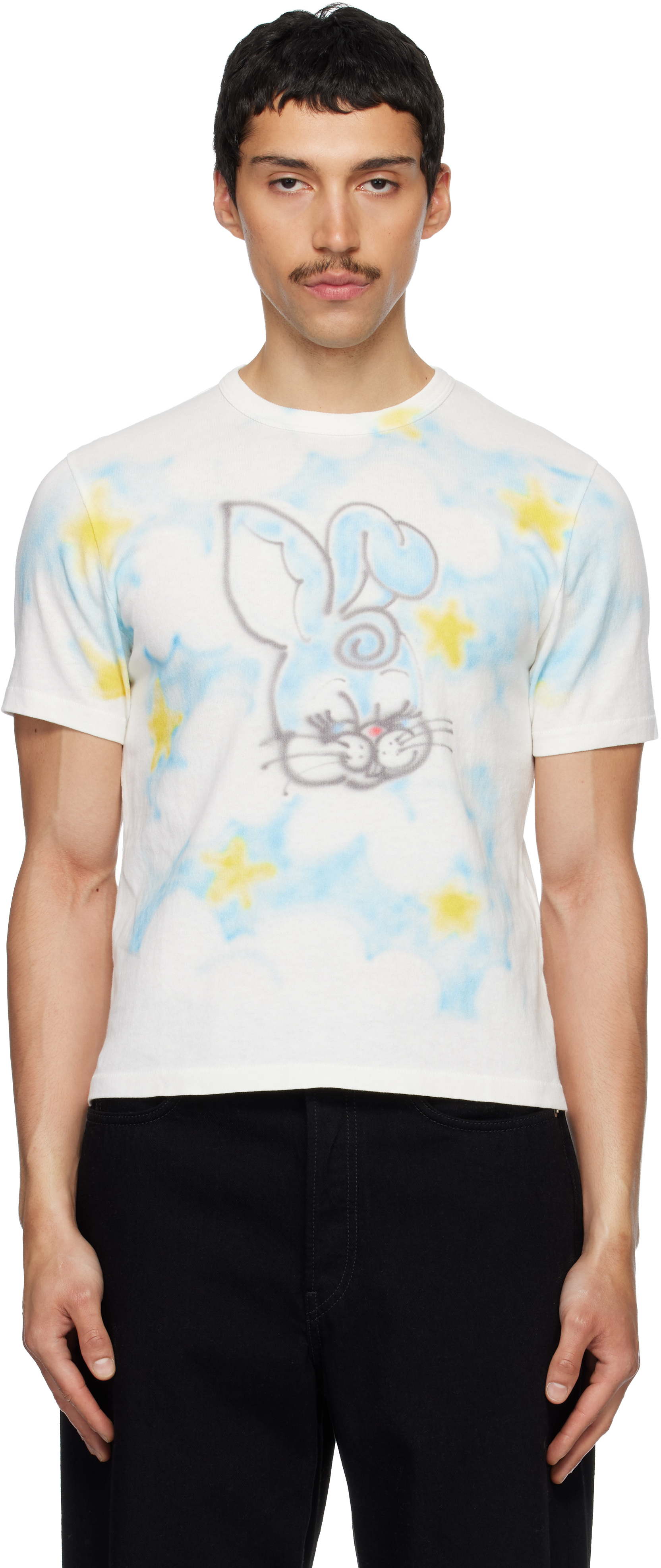 Off-White Kenzo Paris 'KENZO Cartoon' Slim T-shirt by Kenzo on Sale