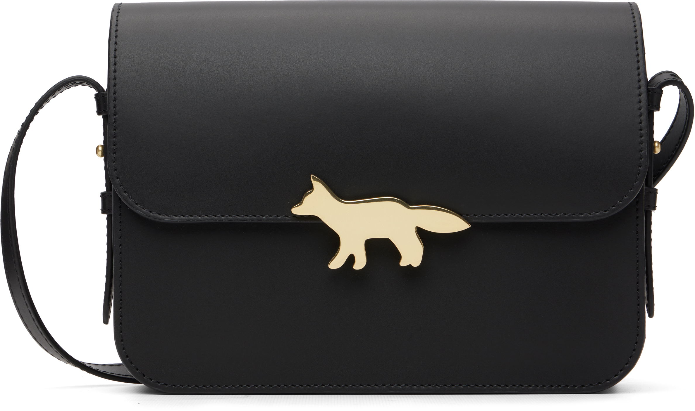 MAISON KITSUNÉ Maison Kitsuné: Black Edie Bag | SSENSE